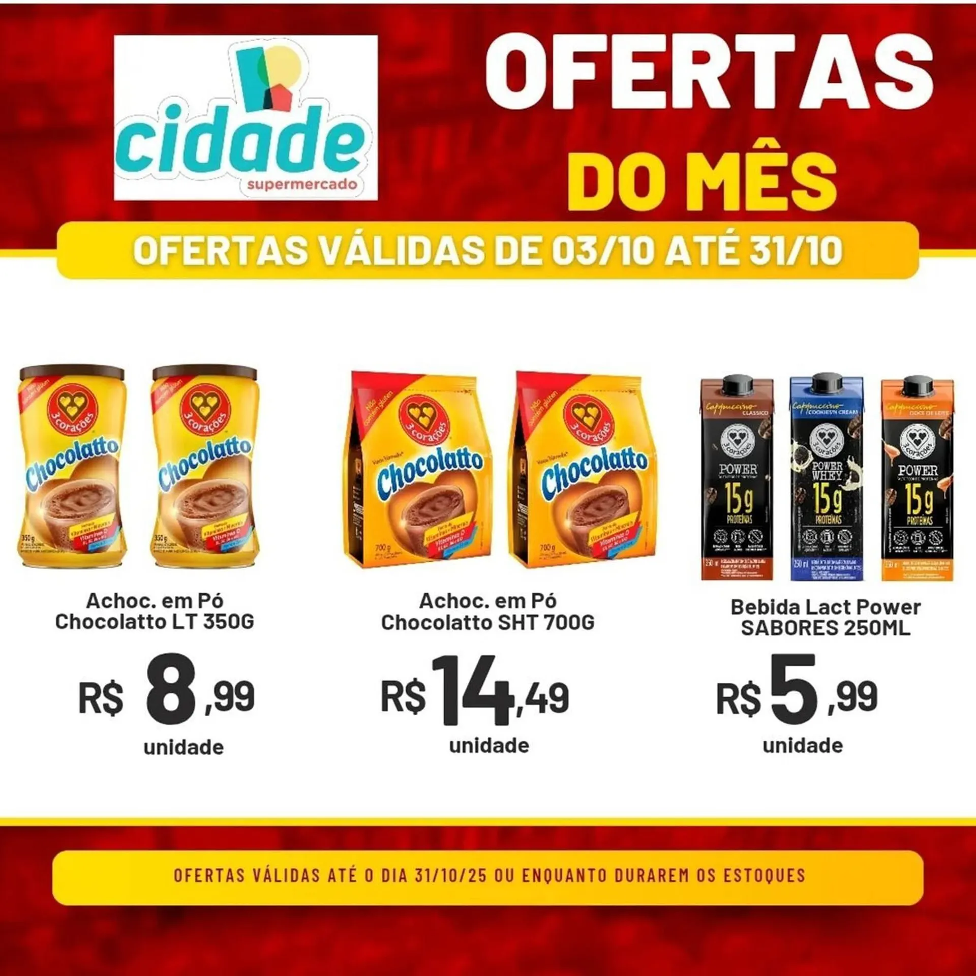 Encarte de Catálogo Cidade Supermercados 24 de outubro até 31 de outubro 2025 - Pagina 2