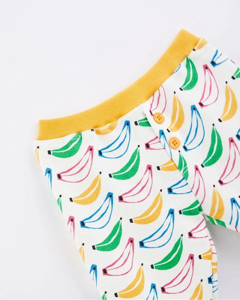 Calca Bebe Moletom Bananoca Mini