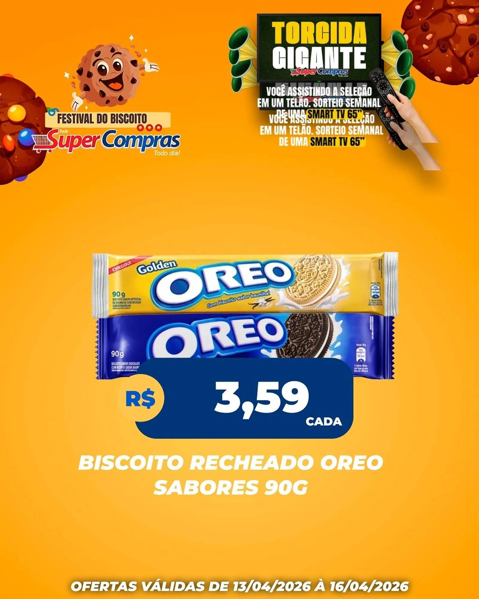 Encarte de Encarte Rede Super Compras 13 de abril até 16 de abril 2026 - Pagina 1