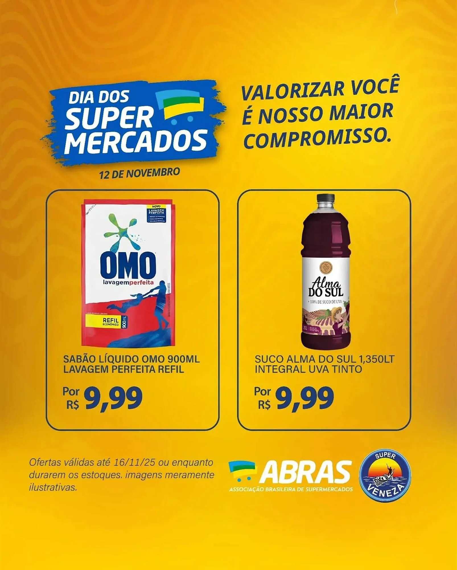 Encarte de Catálogo Super Veneza 10 de novembro até 16 de novembro 2025 - Pagina 1