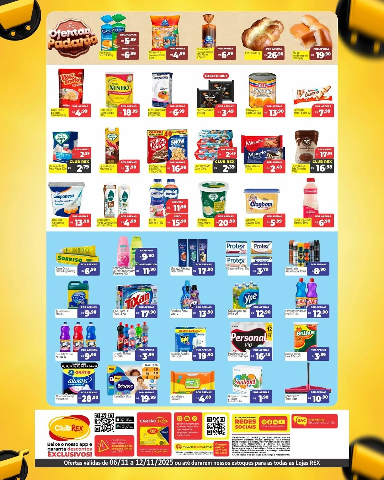 Encarte de Catálogo Supermercados Rex 6 de novembro até 12 de novembro 2025 - Pagina 2