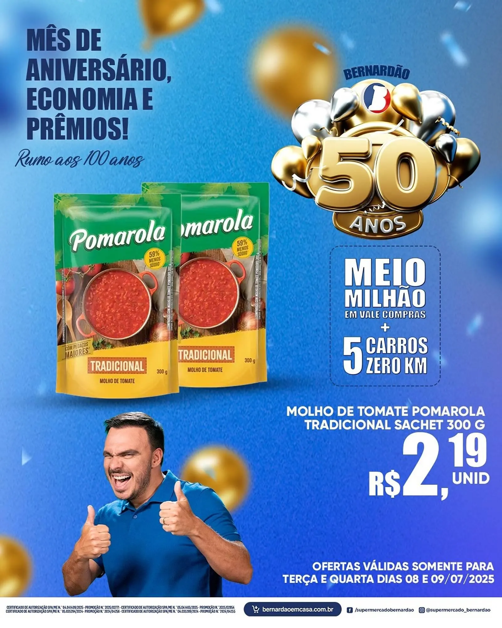 Encarte de Catálogo Supermercado Bernardão 8 de julho até 9 de julho 2025 - Pagina 2