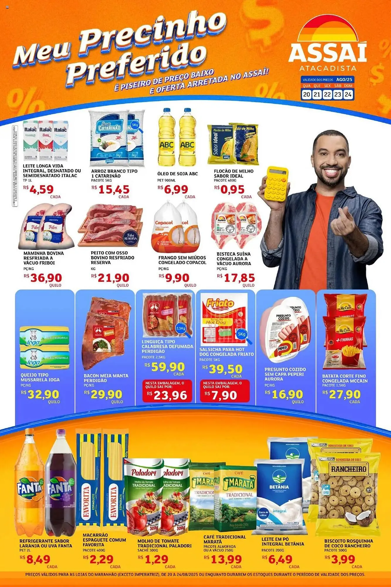 Encarte de Catálogo Assaí Atacadista 20 de agosto até 24 de agosto 2025 - Pagina 1