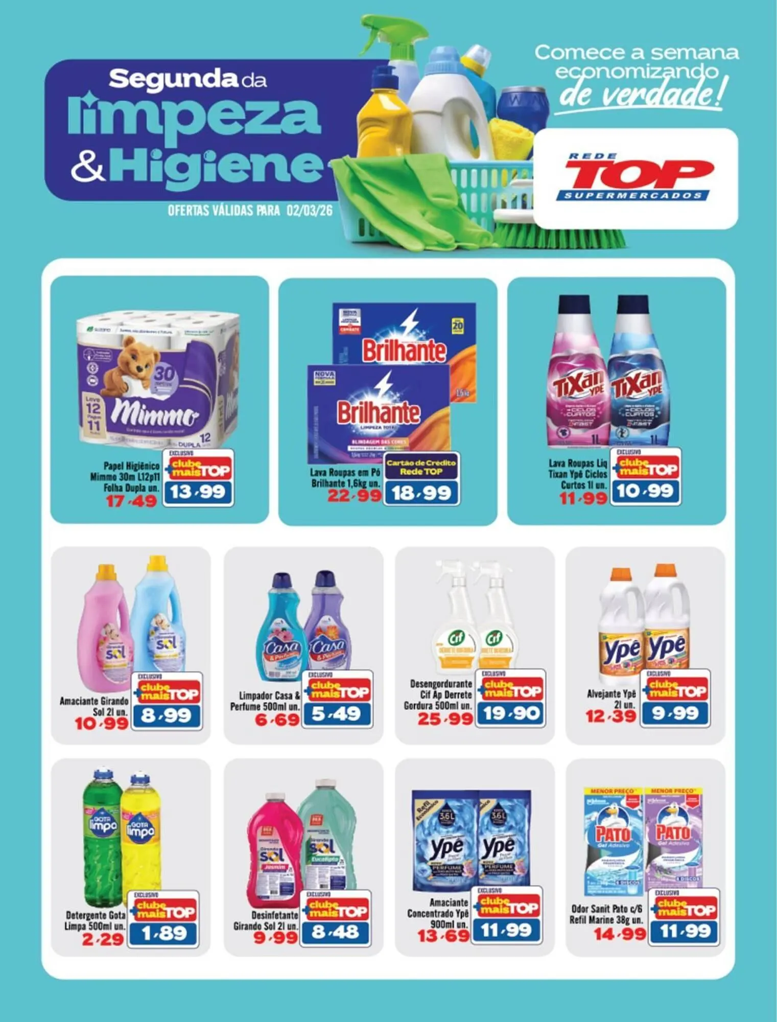 Encarte de Encarte Rede Top 2 de março até 2 de março 2026 - Pagina 1