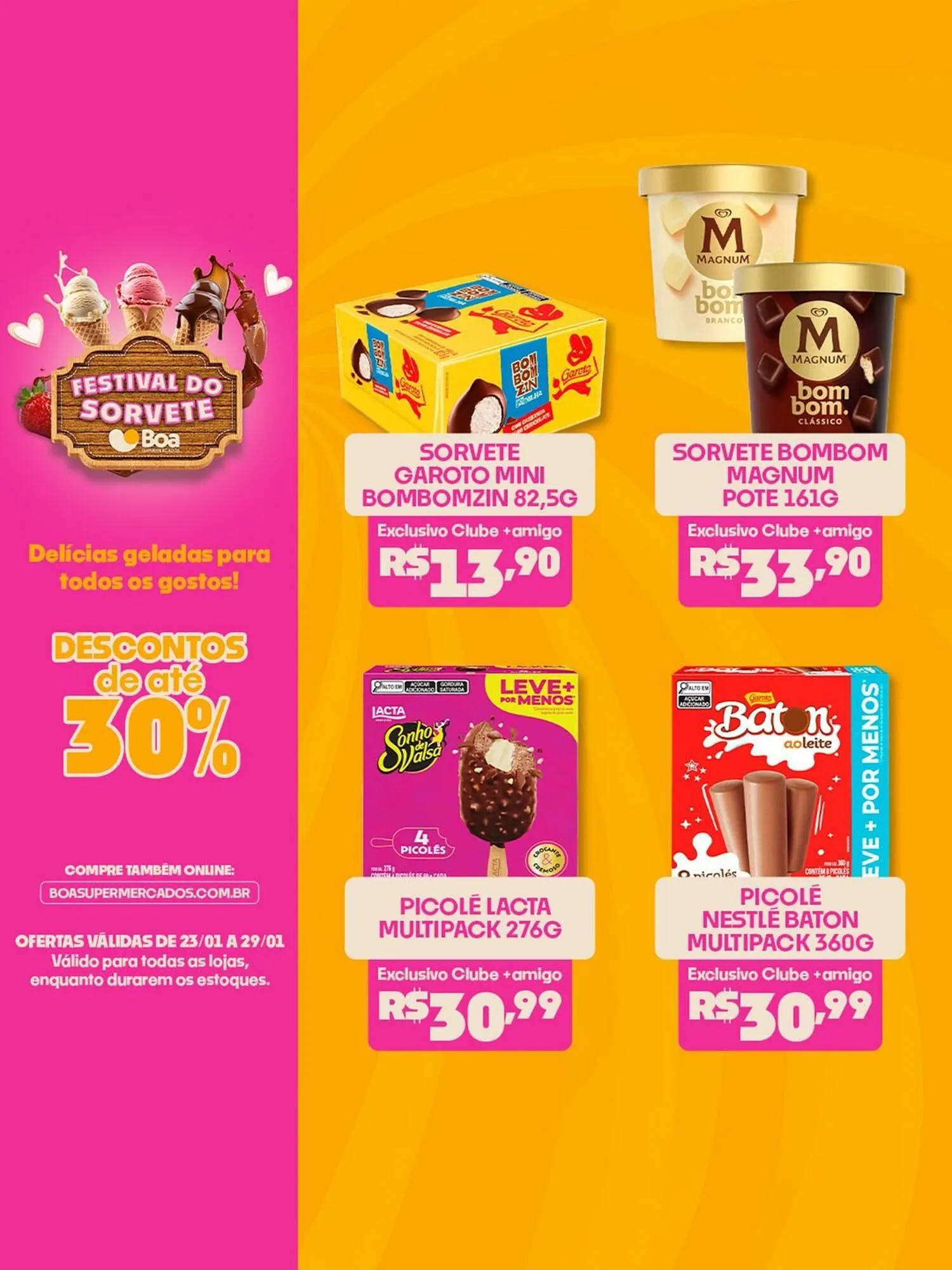 Encarte de Tabloide Boa Supermercados 23 de janeiro até 29 de janeiro 2026 - Pagina 7