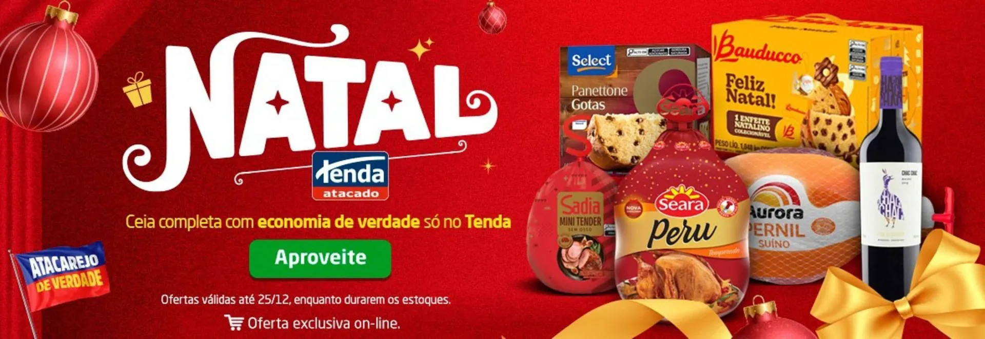 Encarte de Folheto Tenda Atacado 4 de dezembro até 25 de dezembro 2025 - Pagina 1