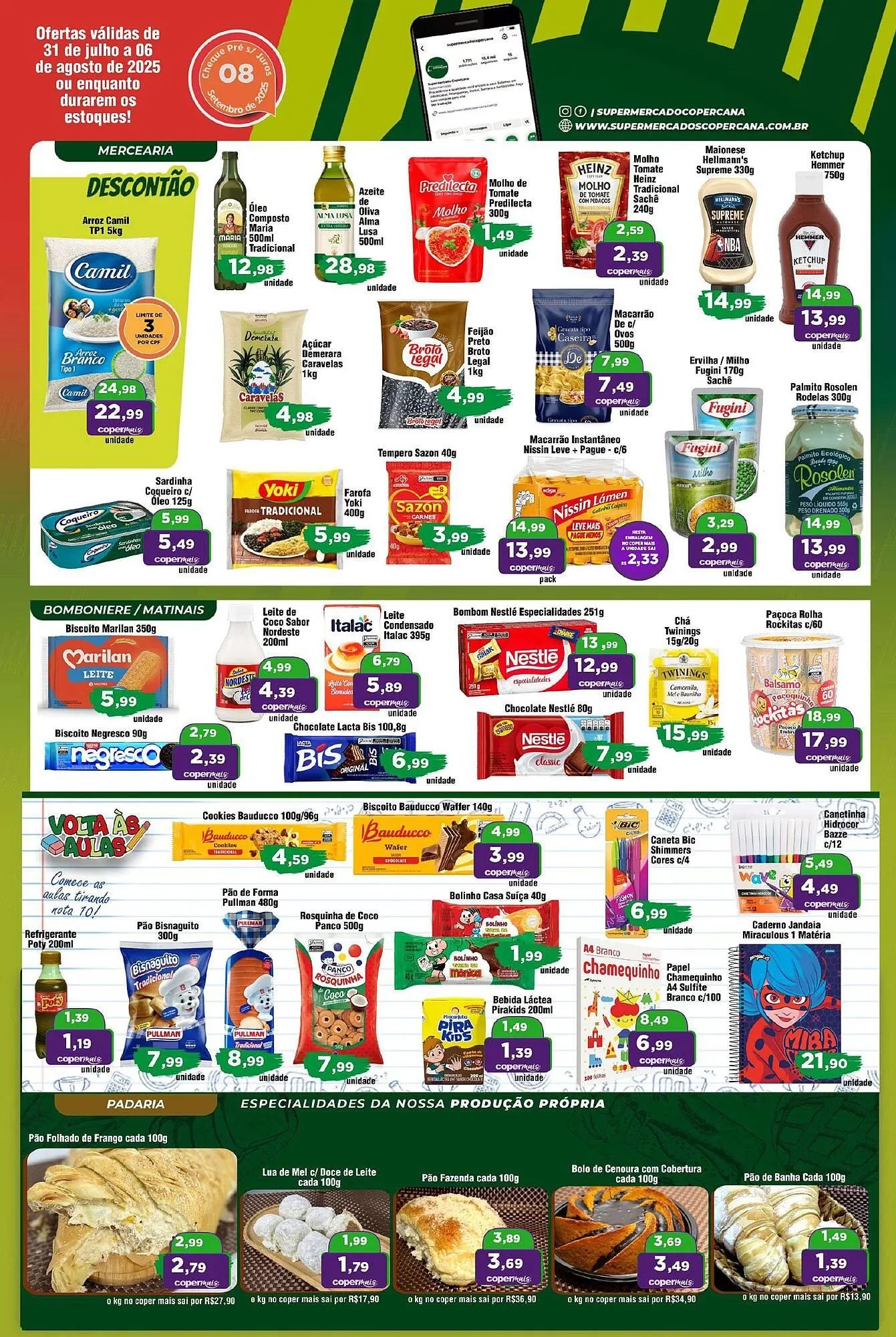Encarte de Catálogo Copercana 31 de julho até 3 de agosto 2025 - Pagina 2
