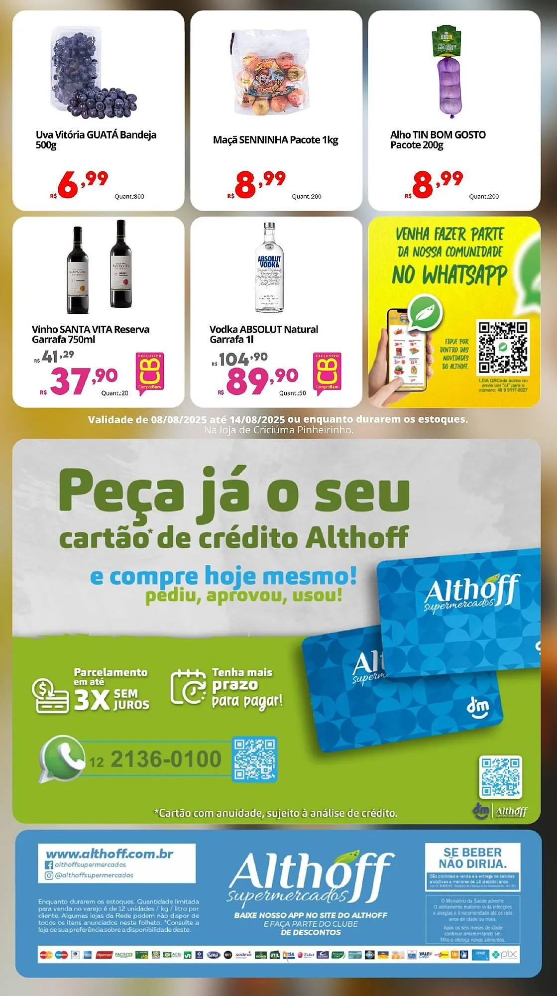 Encarte de Catálogo Althoff Supermercados 8 de agosto até 14 de agosto 2025 - Pagina 2
