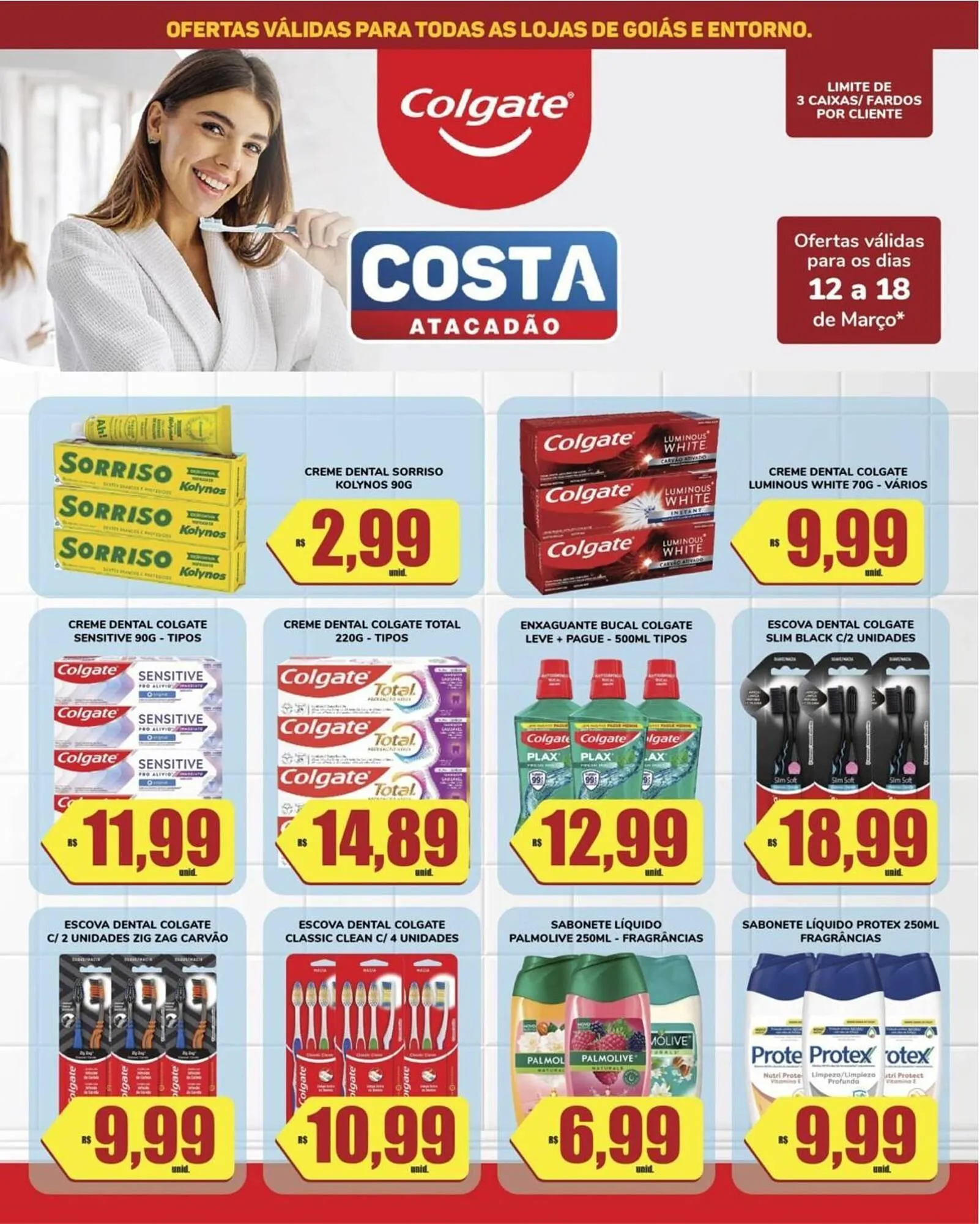 Encarte de Tabloide Costa Atacadão 12 de março até 18 de março 2026 - Pagina 1