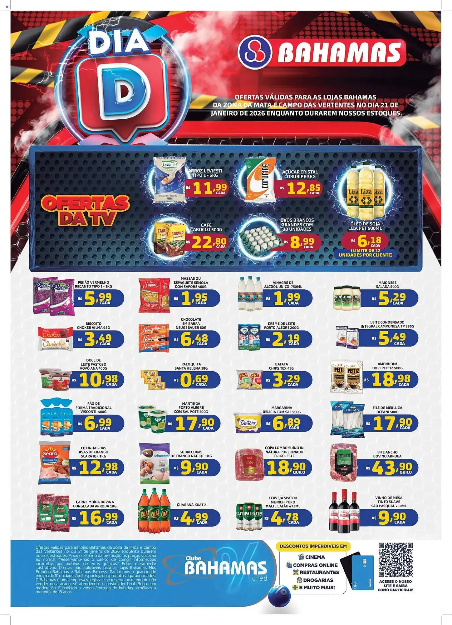 Encarte de Catálogo Bahamas Supermercados 21 de janeiro até 21 de janeiro 2026 - Pagina 1