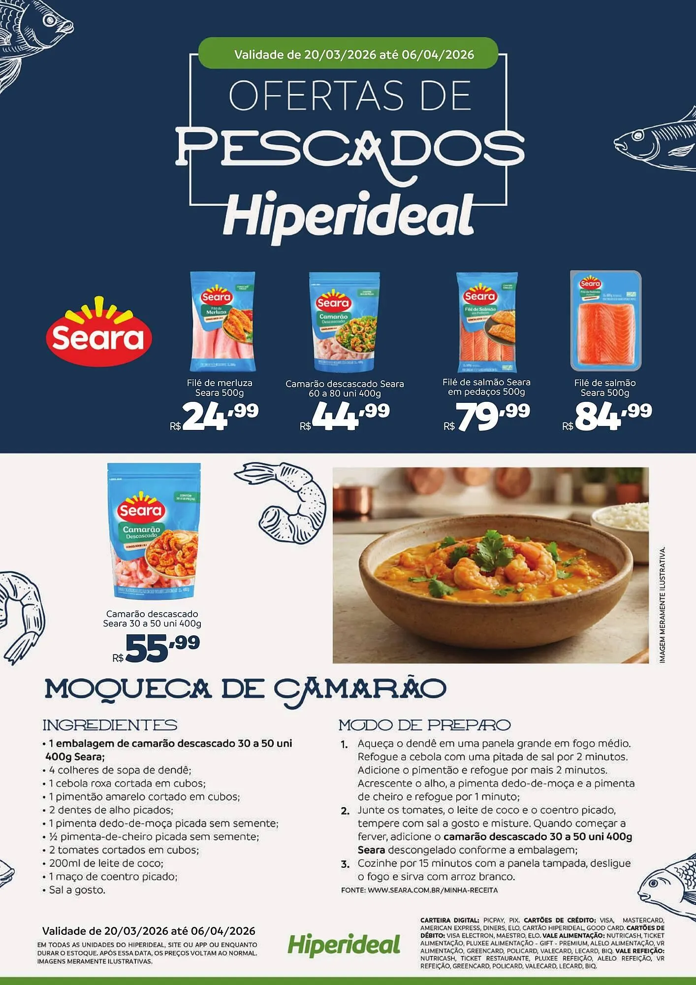 Encarte de Catálogo Hiperideal Supermercados 24 de março até 6 de abril 2026 - Pagina 1