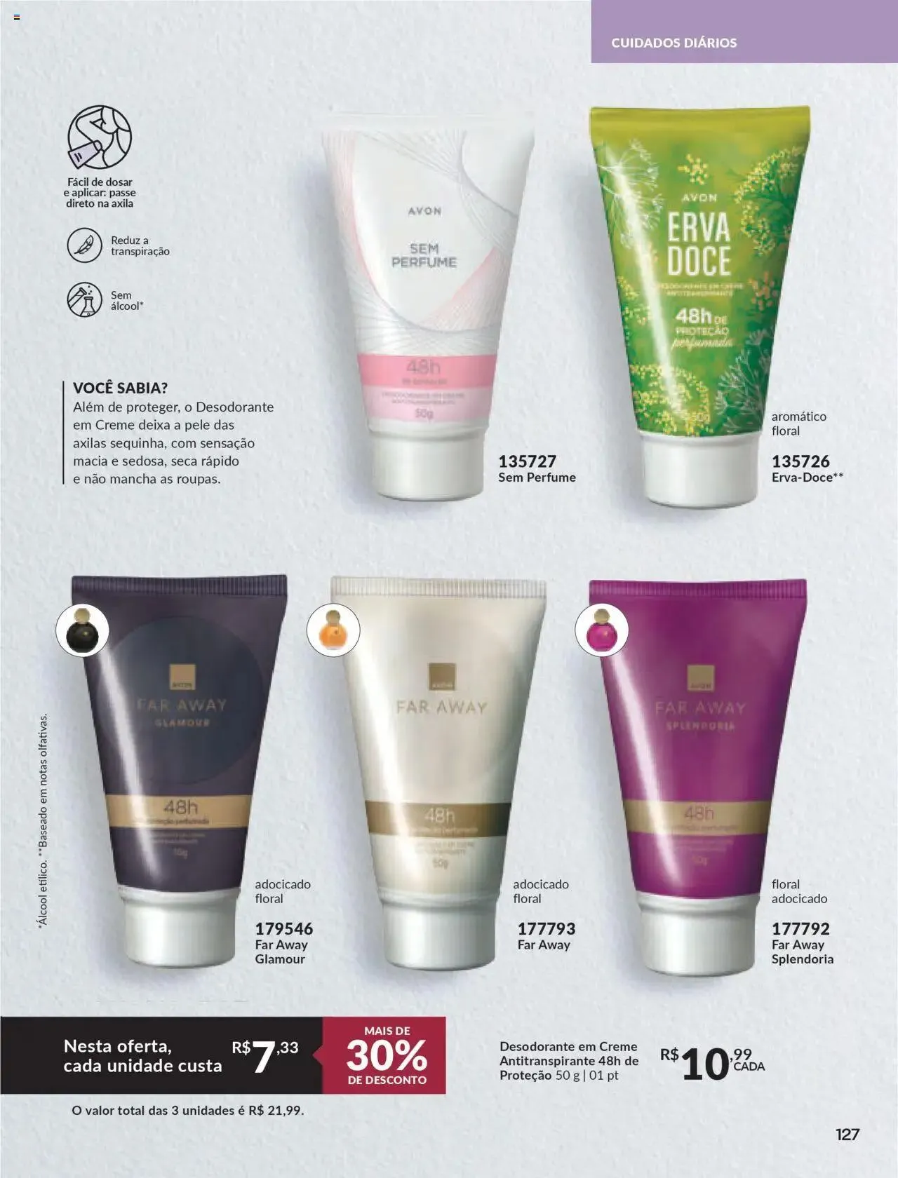 Encarte de Avon - Campanha 07 3 de abril até 1 de maio 2025 - Pagina 127