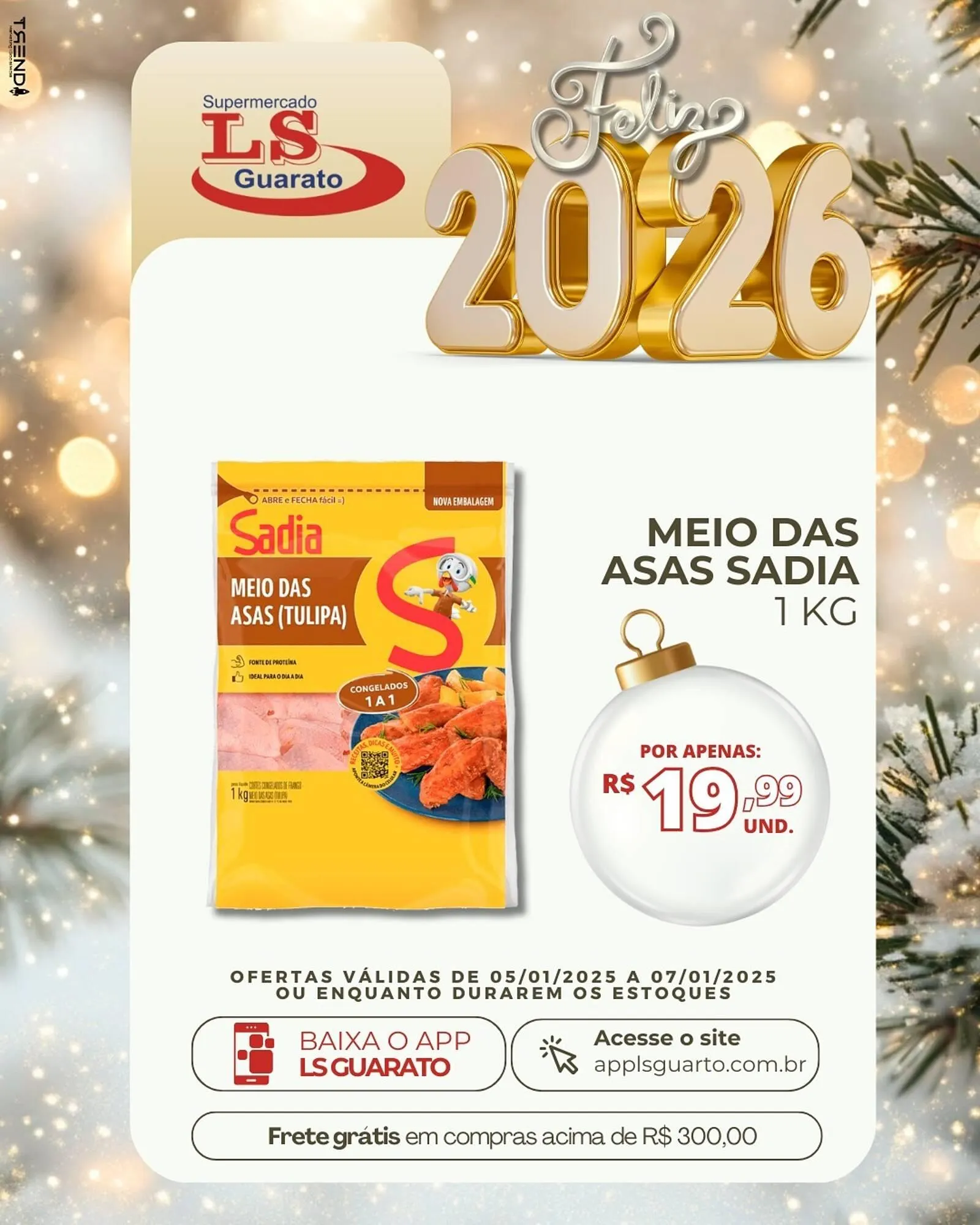 Encarte de Catálogo Supermercado LS Guarato 5 de janeiro até 7 de janeiro 2026 - Pagina 1