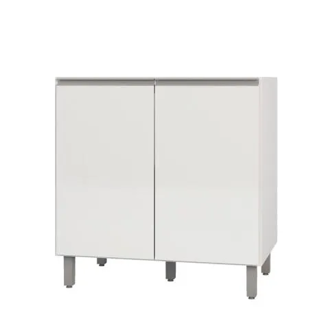 Balcão Duplo 2 Portas Sem Tampo Evidence Branco