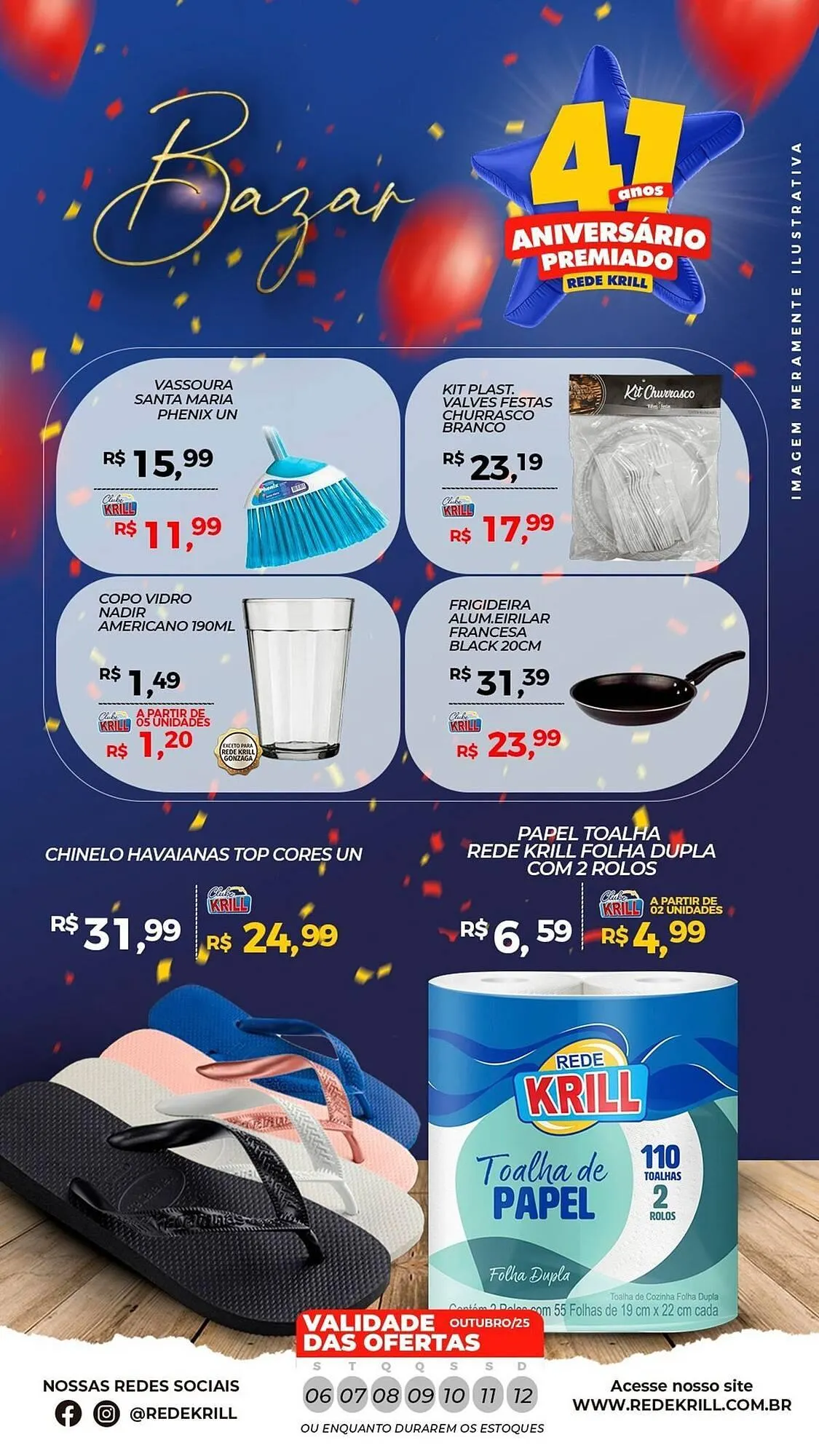 Encarte de Folheto Rede Krill 7 de outubro até 12 de outubro 2025 - Pagina 6