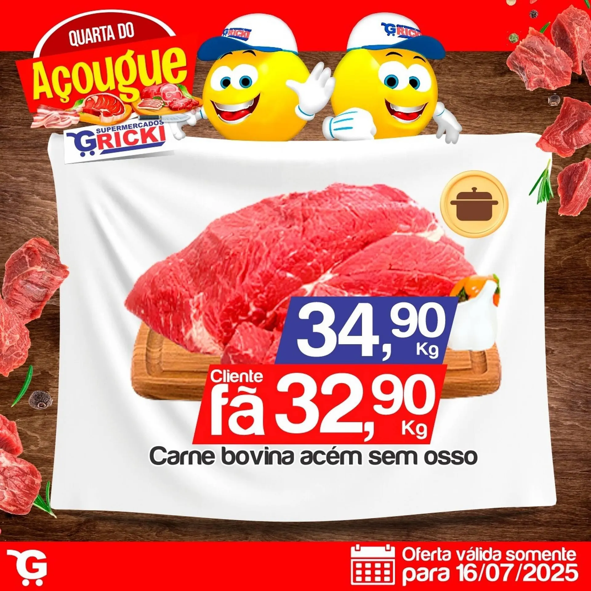 Encarte de Catálogo Supermercados Gricki 16 de julho até 16 de julho 2025 - Pagina 2