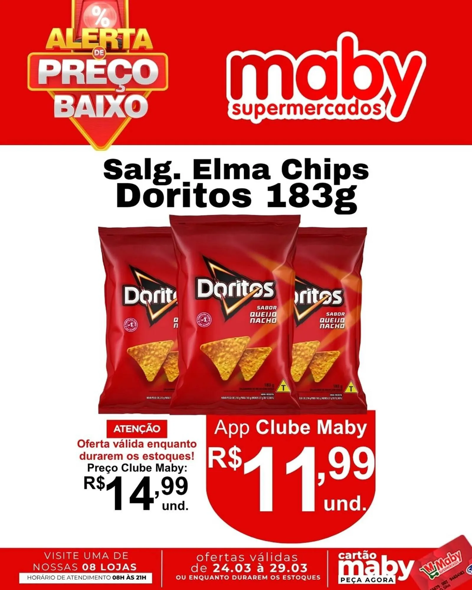 Encarte de Catálogo Maby Supermercados 24 de março até 29 de março 2026 - Pagina 1