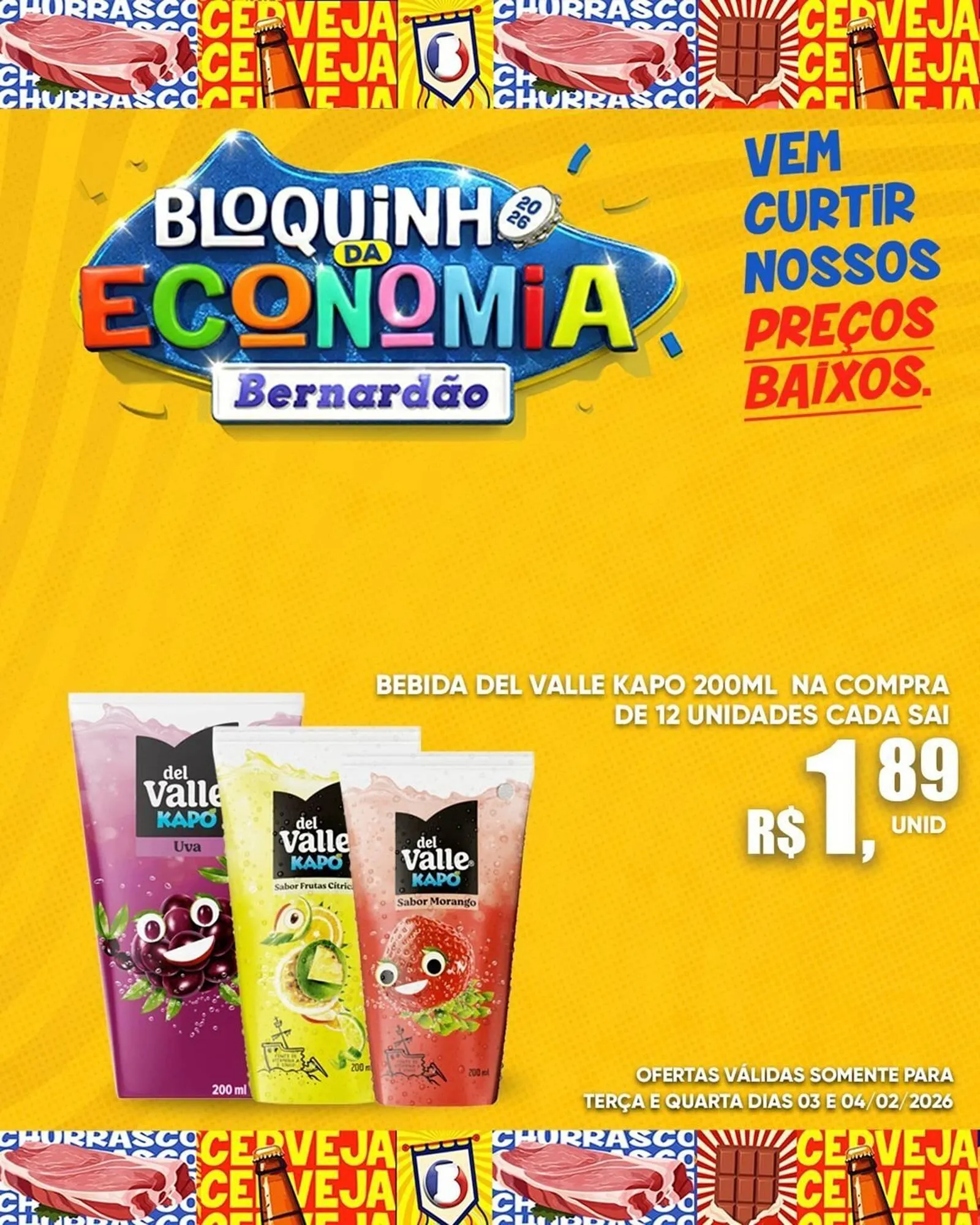 Encarte de Catálogo Supermercado Bernardão 3 de fevereiro até 4 de fevereiro 2026 - Pagina 8