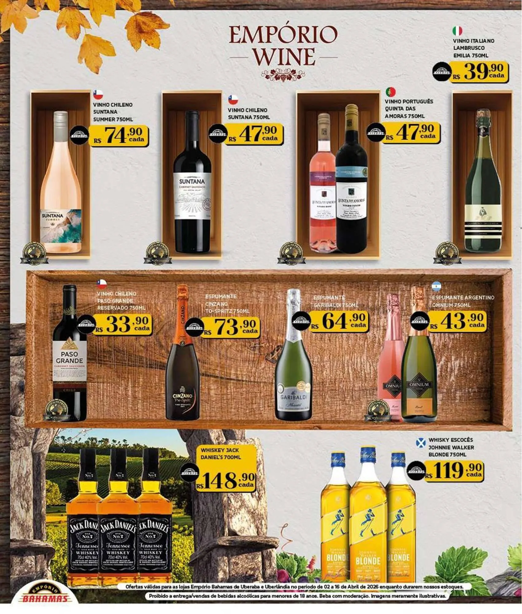 Encarte de Catálogo Empório Bahamas 2 de abril até 16 de abril 2026 - Pagina 2