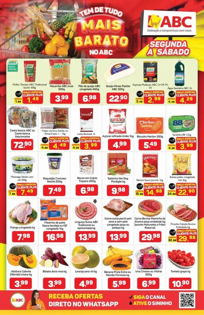 Encarte de Supermercados ABC Oferta Semanal Varejo - Divinópolis 14 de maio até 18 de maio 2024 - Pagina 1
