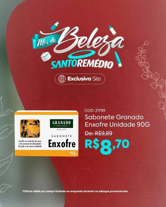 Encarte de Encarte Drogarias Santo Remedio 8 de abril até 16 de abril 2025 - Pagina 2