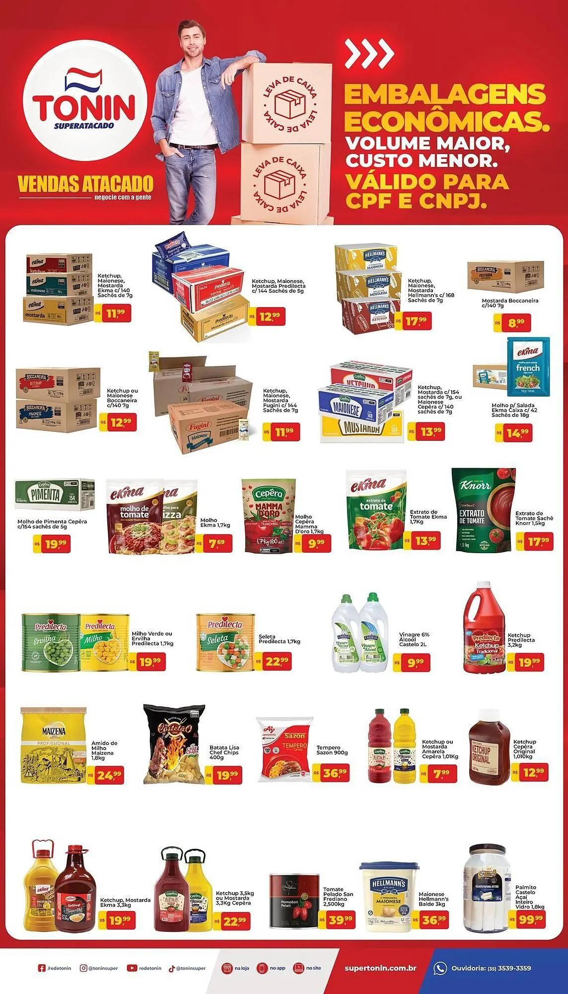 Encarte de Catálogo Tonin Superatacado 16 de fevereiro até 20 de fevereiro 2026 - Pagina 1