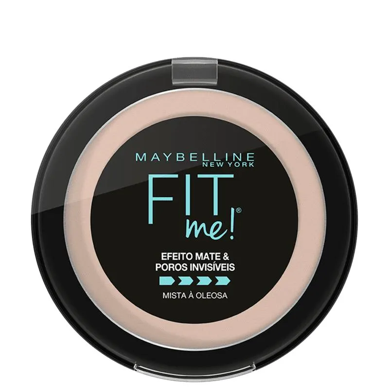Maybelline Fit Me! N01 Super Claro Neutro - Pó Compacto Matte 10g
