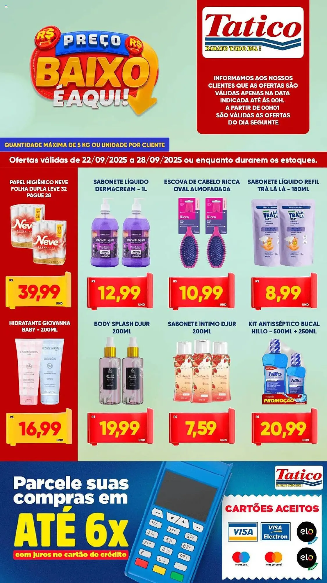 Encarte de Tabloide Tatico 22 de setembro até 30 de setembro 2025 - Pagina 6