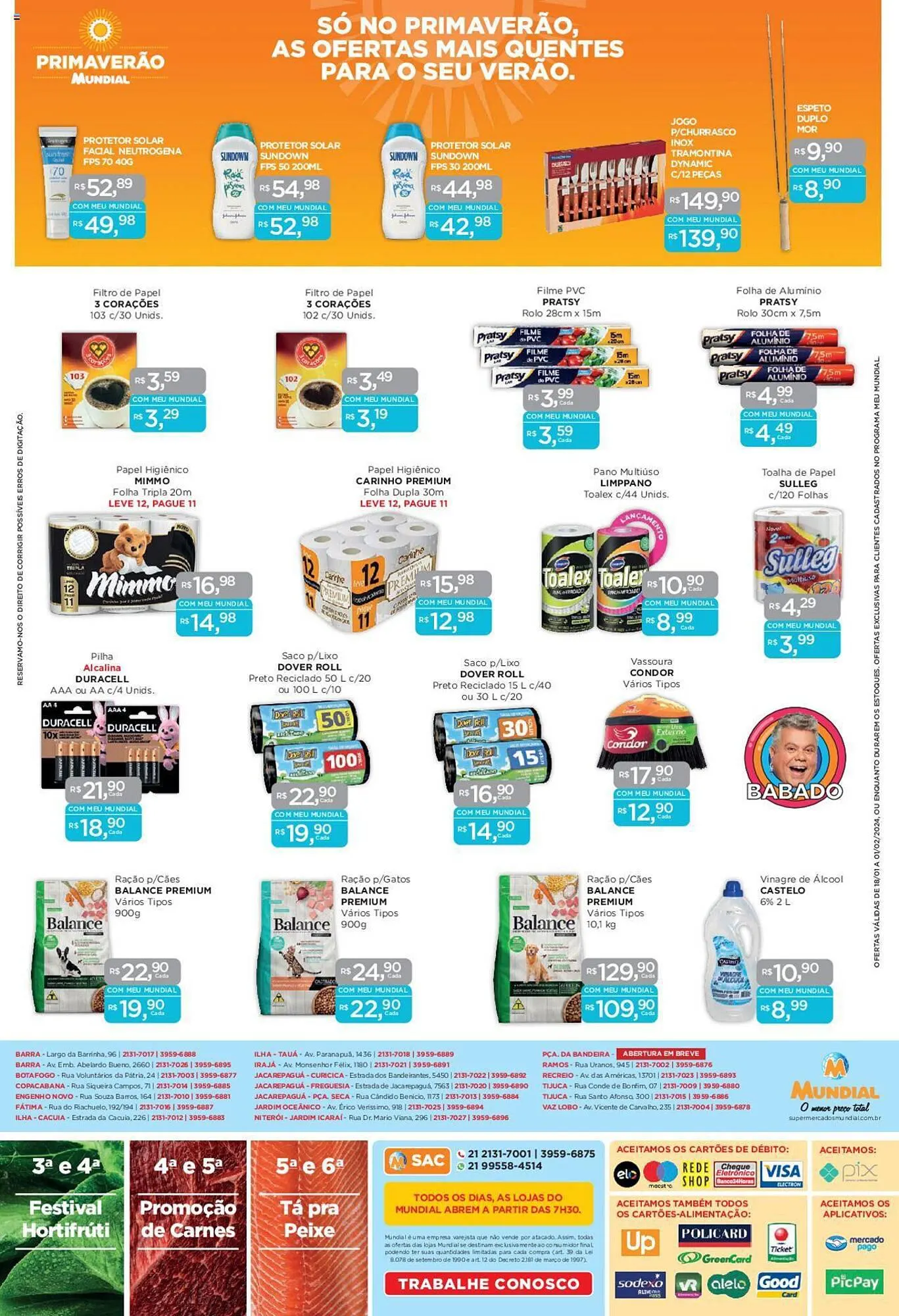 Encarte de Catálogo Supermercados Mundial 18 de janeiro até 1 de fevereiro 2024 - Pagina 12