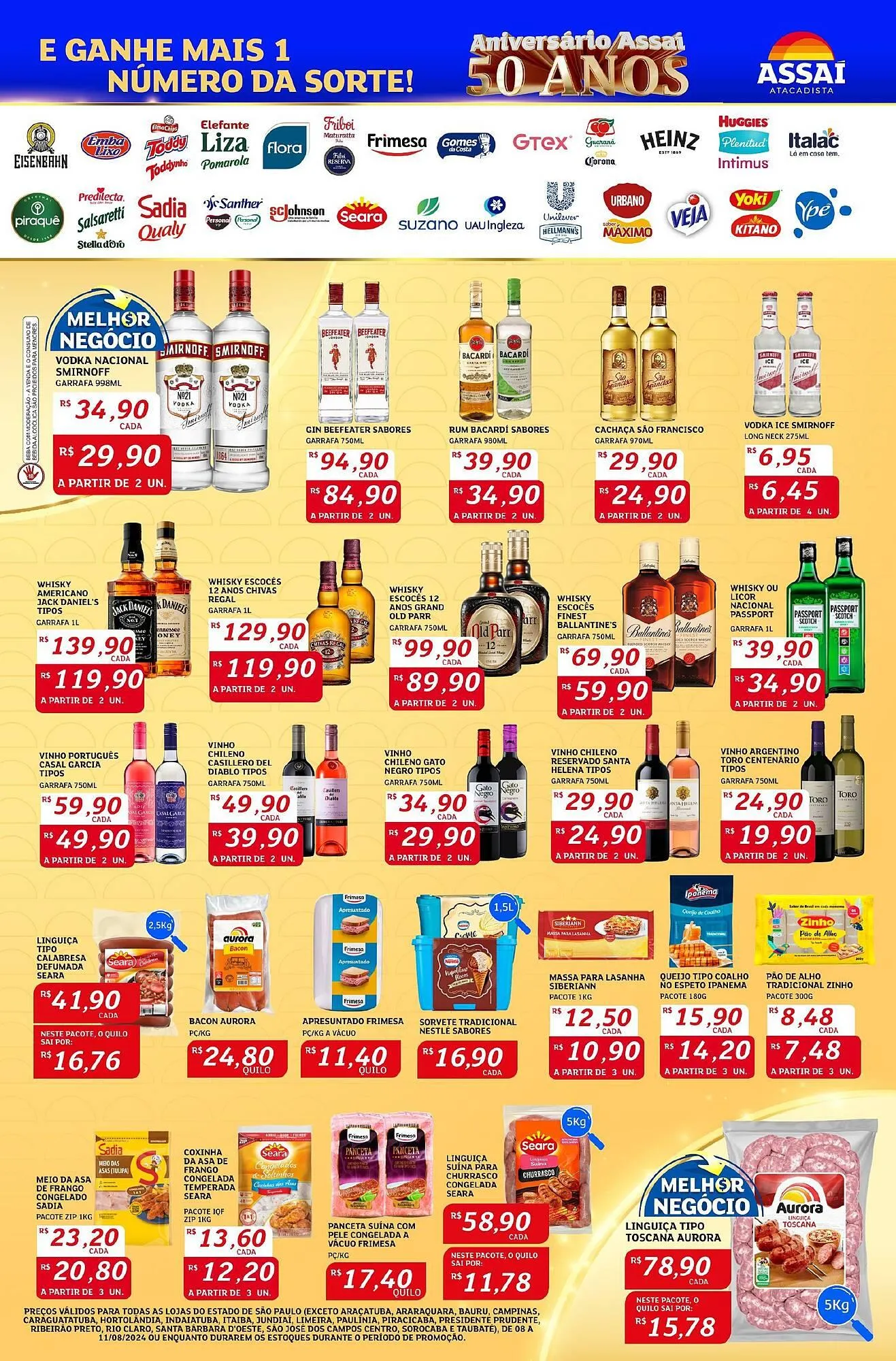 Encarte de Catálogo Assaí Atacadista 8 de agosto até 11 de agosto 2024 - Pagina 3