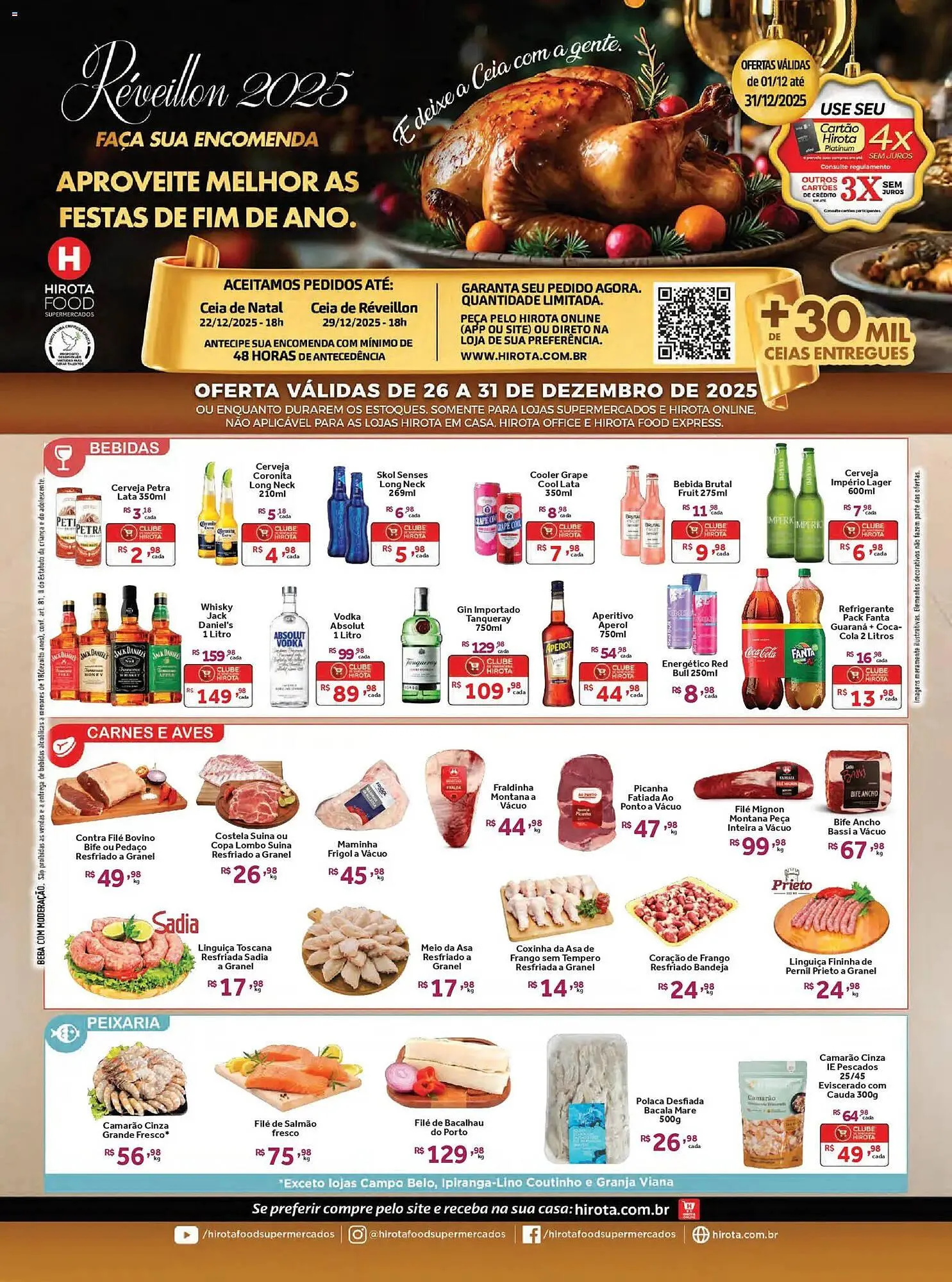 Encarte de Catálogo Hirota Food Supermercado 26 de dezembro até 31 de dezembro 2025 - Pagina 1