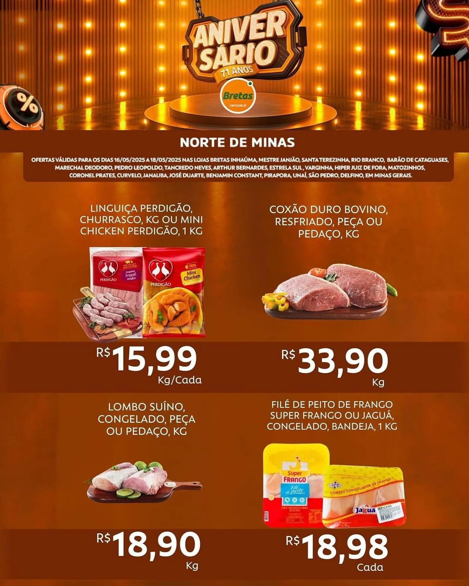 Encarte de Catálogo Supermercados Bretas 16 de maio até 18 de maio 2025 - Pagina 3