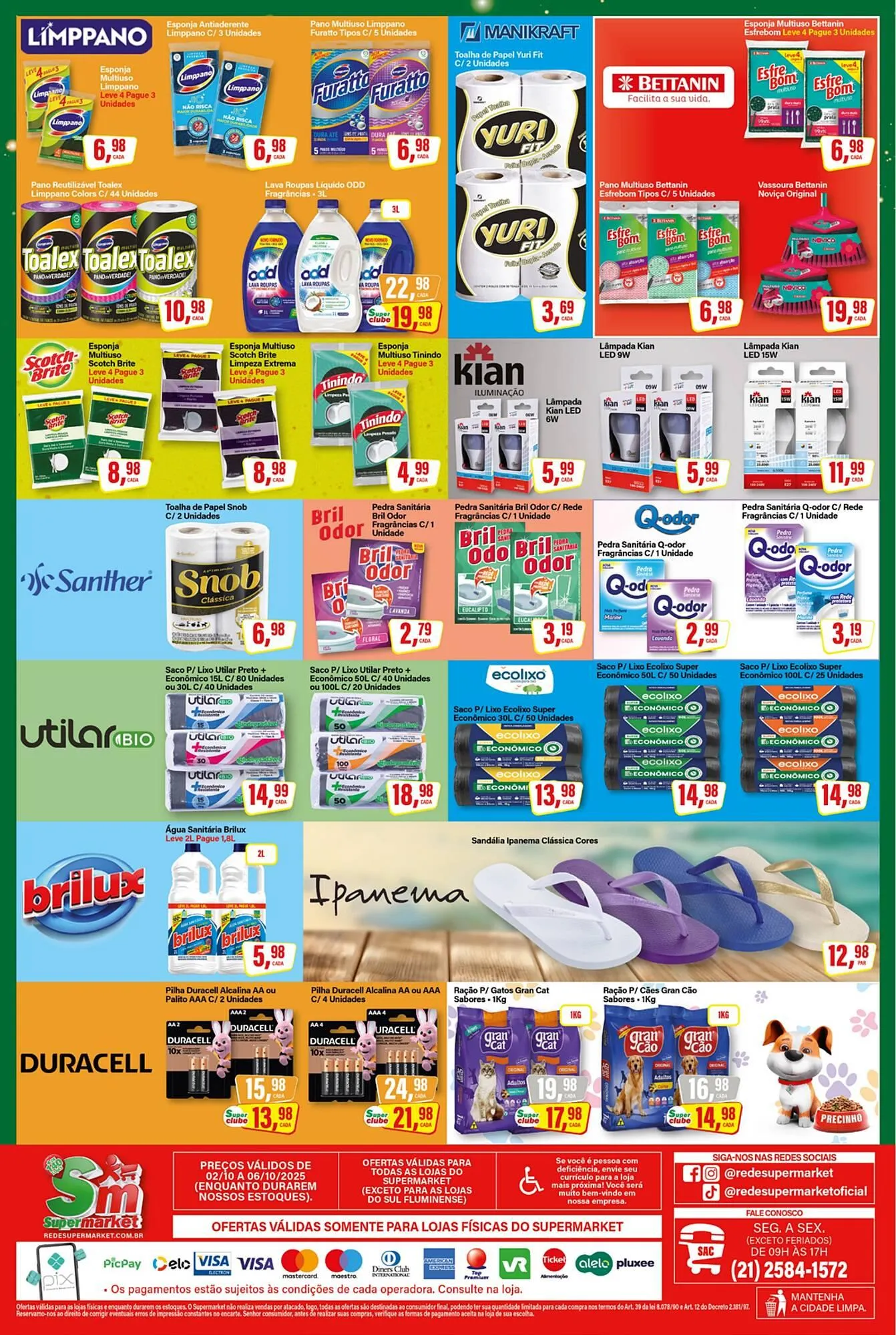 Encarte de Encarte Rede Supermarket 2 de outubro até 6 de outubro 2025 - Pagina 20