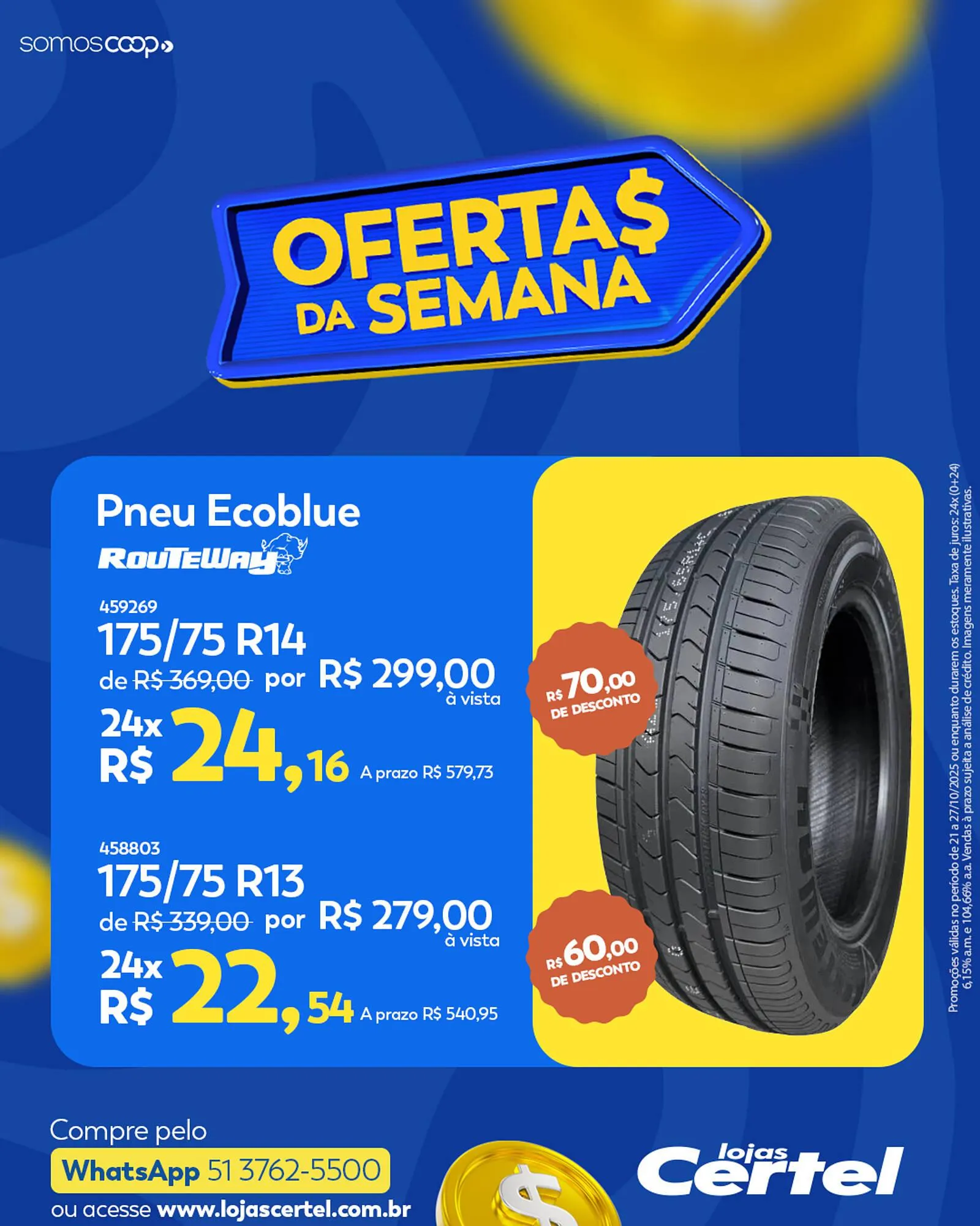 Encarte de Folheto Lojas Certel 21 de outubro até 25 de outubro 2025 - Pagina 3