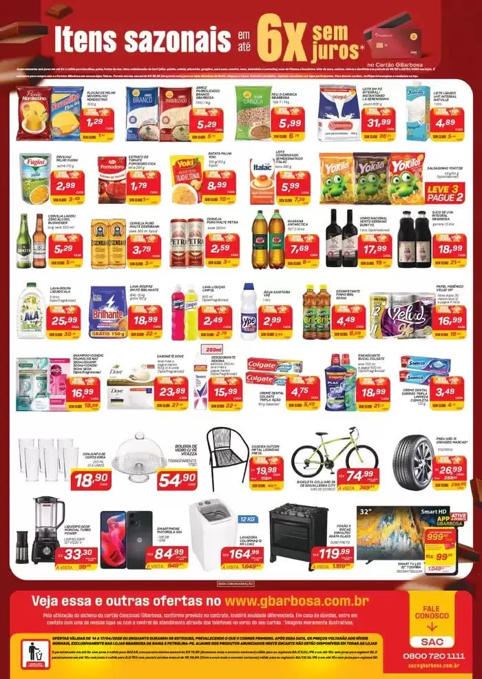 Encarte de Páscoa GBarbosa 14 de abril até 17 de abril 2025 - Pagina 2