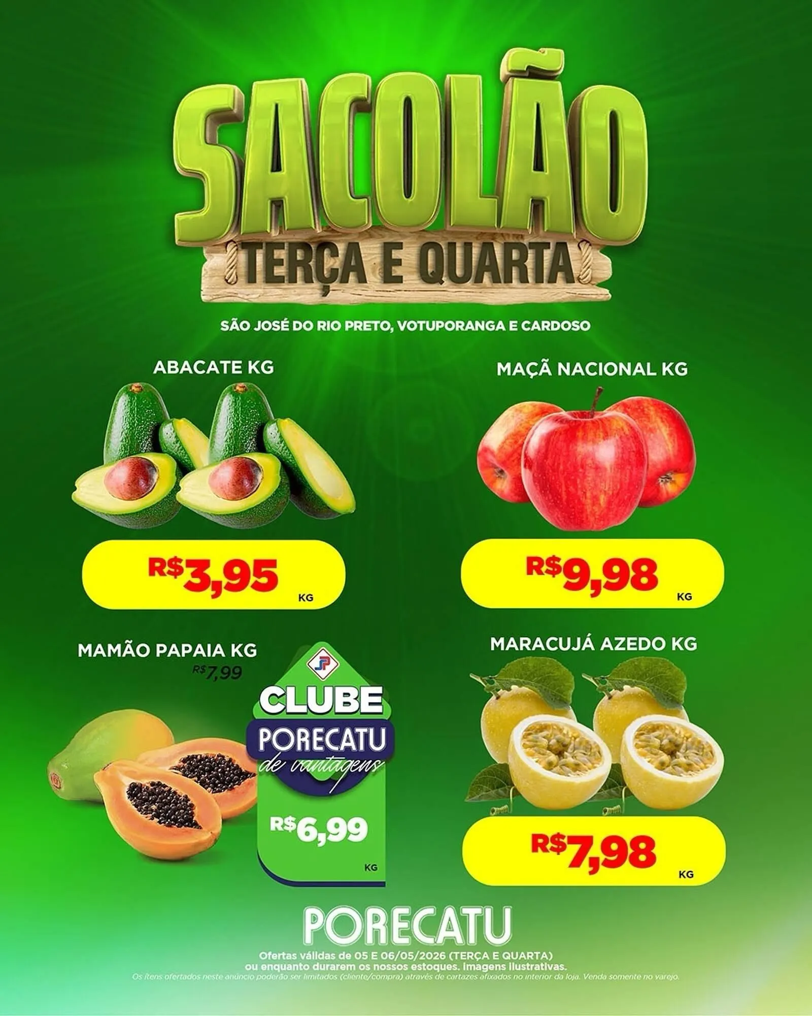 Encarte de Catálogo Supermercado Porecatu 5 de maio até 6 de maio 2026 - Pagina 3