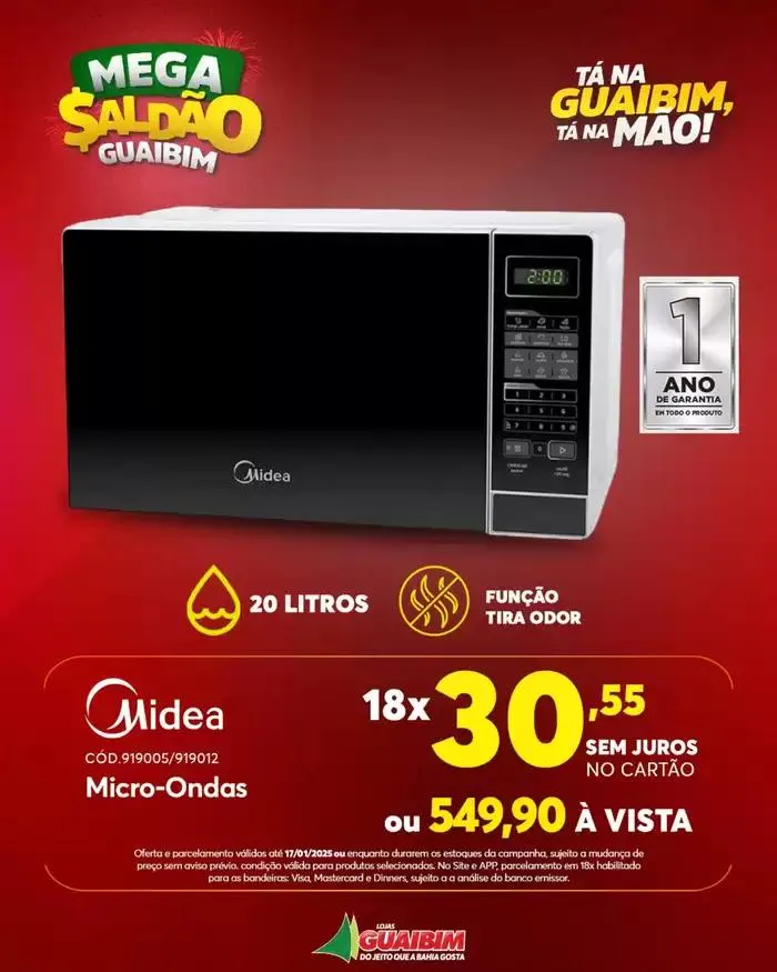 Encarte de Mega Saldão Guaibim 14 de janeiro até 17 de janeiro 2025 - Pagina 5