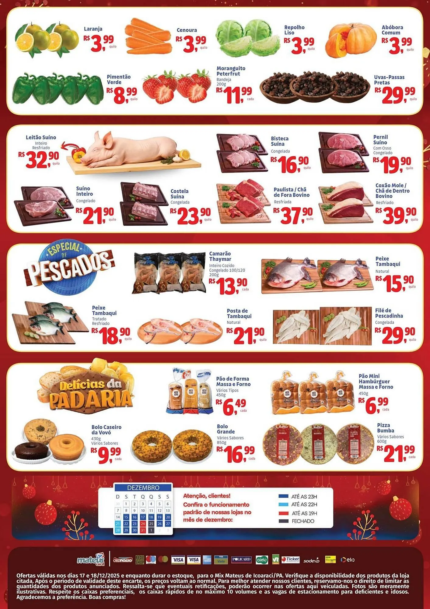 Encarte de Catálogo Supermercados Mateus 17 de dezembro até 18 de dezembro 2025 - Pagina 2