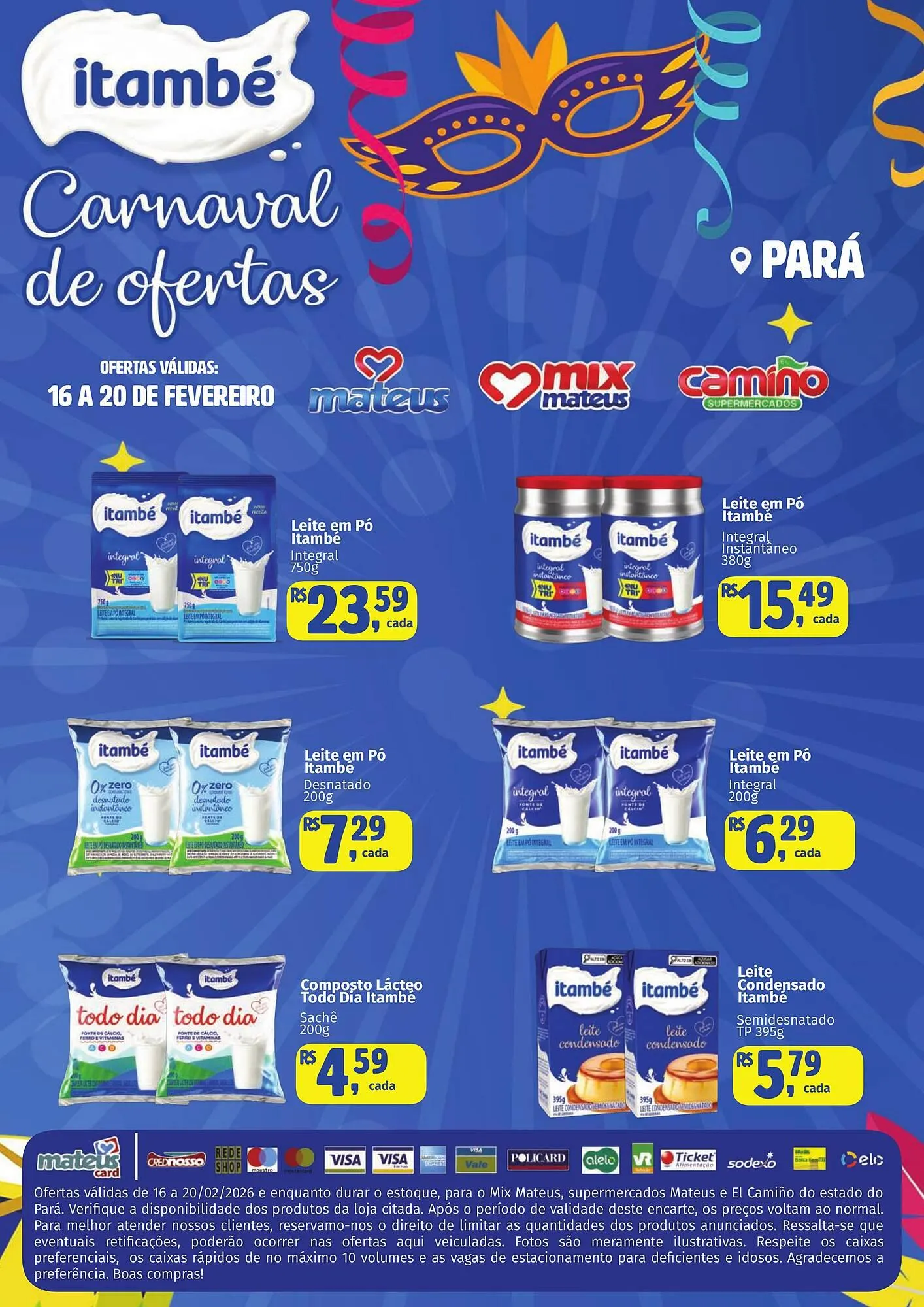 Encarte de Catálogo Camiño supermercados 18 de fevereiro até 20 de fevereiro 2026 - Pagina 1