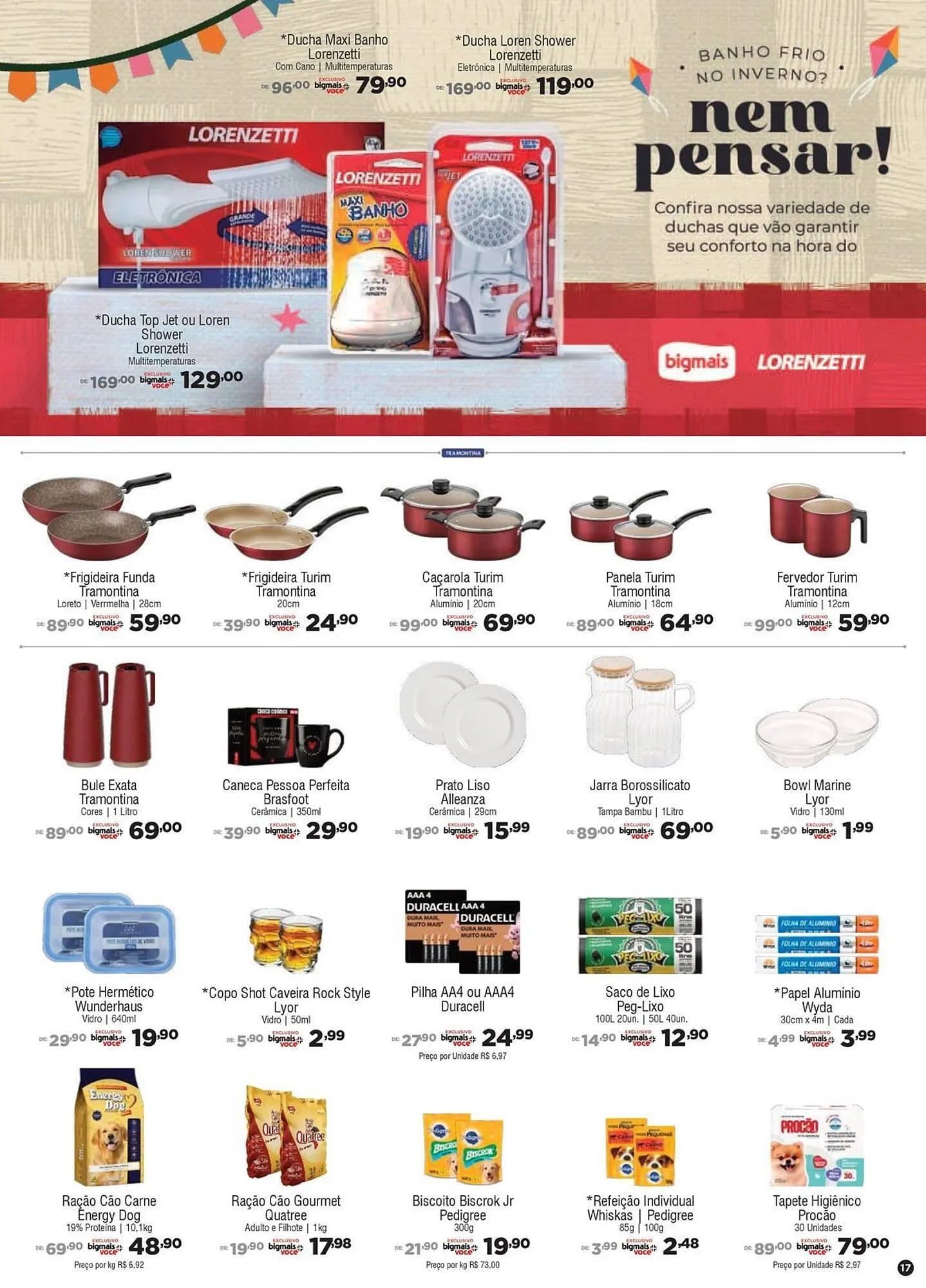 Encarte de Catálogo Big Mais Supermercados 4 de junho até 17 de junho 2025 - Pagina 17