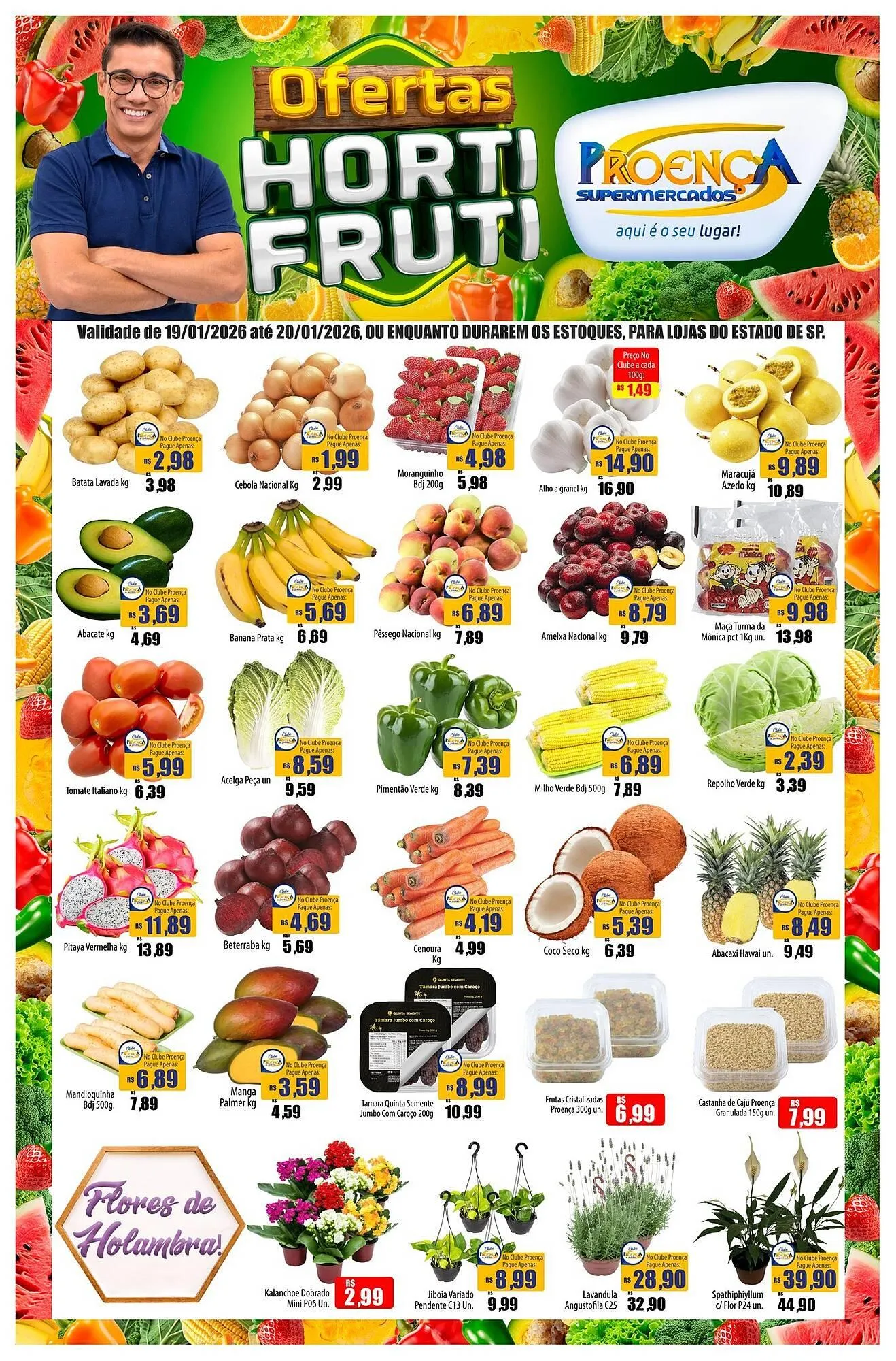 Encarte de Catálogo Proença Supermercados 19 de janeiro até 20 de janeiro 2026 - Pagina 1