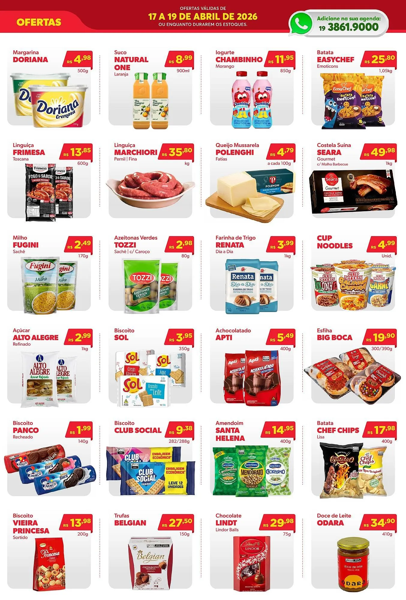 Encarte de Catálogo Big Bom Supermercados 17 de abril até 19 de abril 2026 - Pagina 3