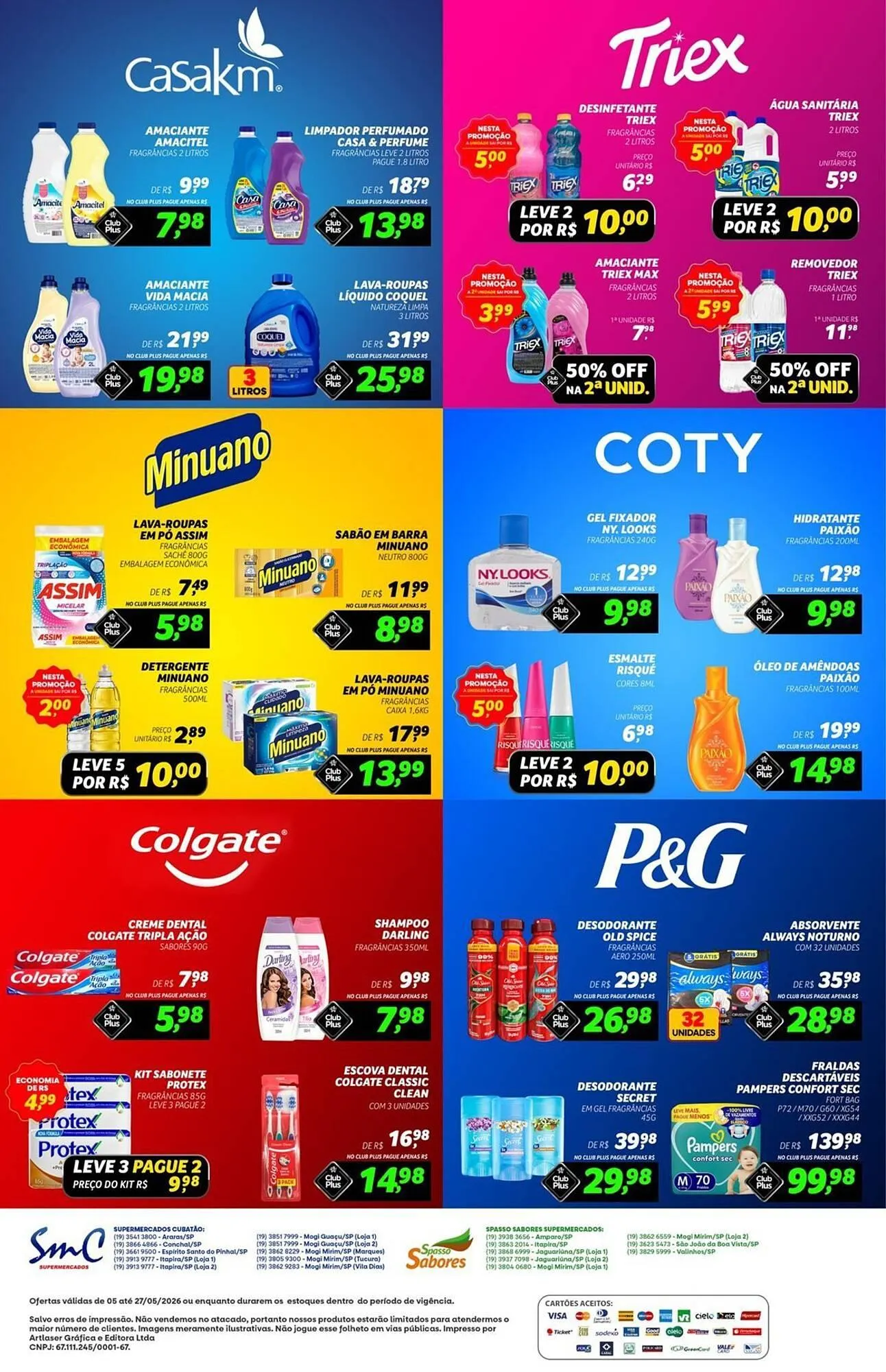 Encarte de Folheto Spasso Sabores 1 de maio até 27 de maio 2026 - Pagina 1