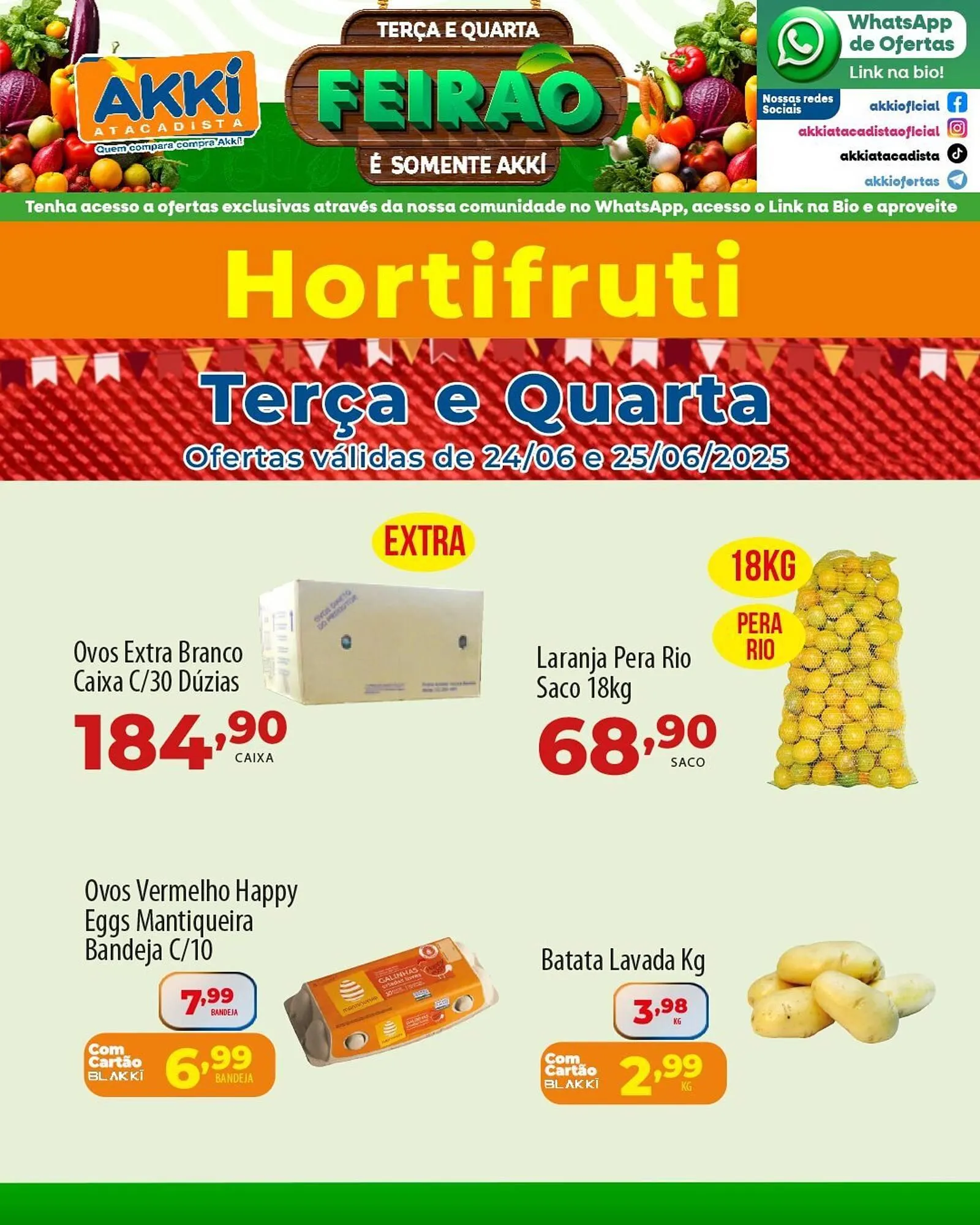 Encarte de Catálogo Akki Atacadista 23 de junho até 25 de junho 2025 - Pagina 1