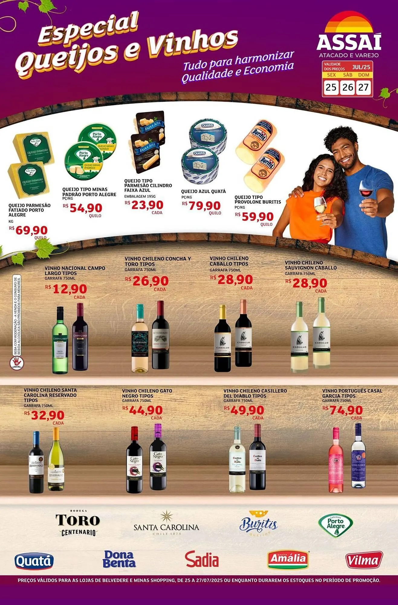 Encarte de Catálogo Assaí Atacadista 25 de julho até 27 de julho 2025 - Pagina 1
