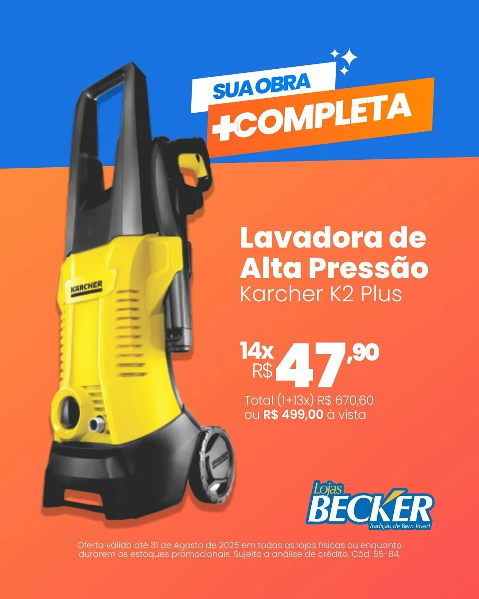 Encarte de Catálogo Lojas Becker 12 de agosto até 31 de agosto 2025 - Pagina 1