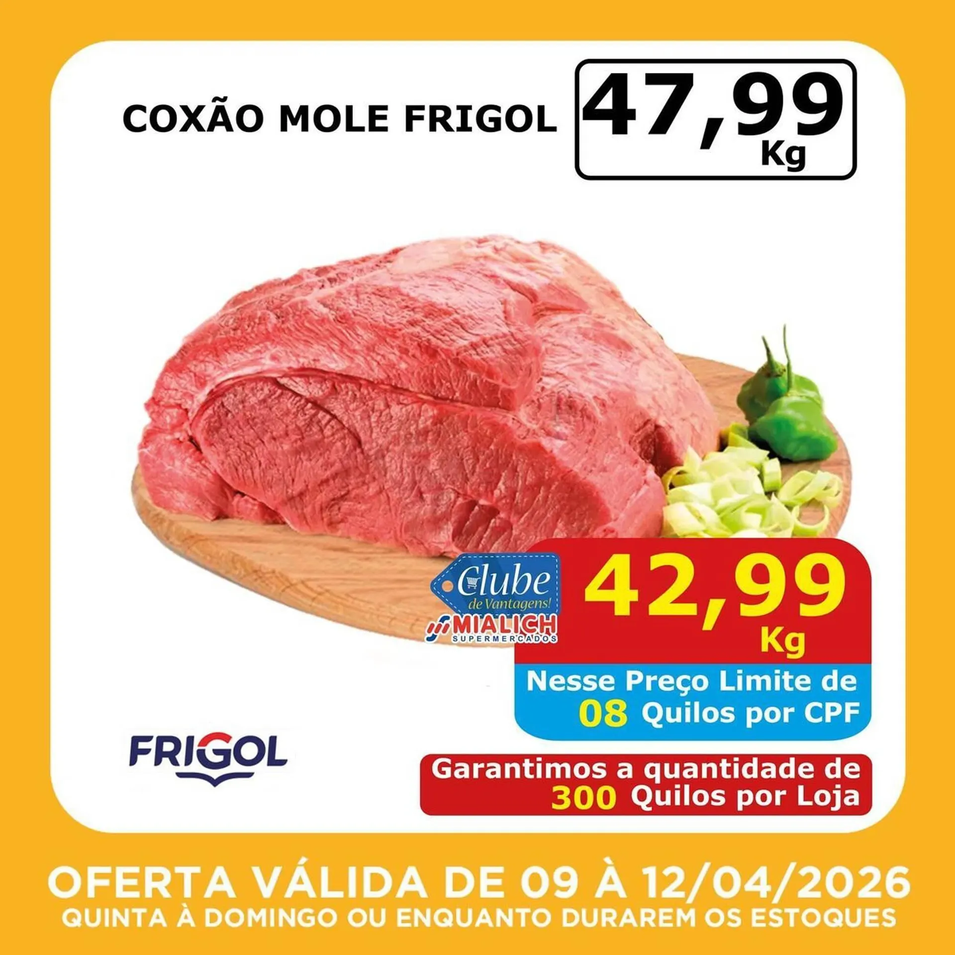 Encarte de Catálogo Mialich Supermercados 9 de abril até 12 de abril 2026 - Pagina 6