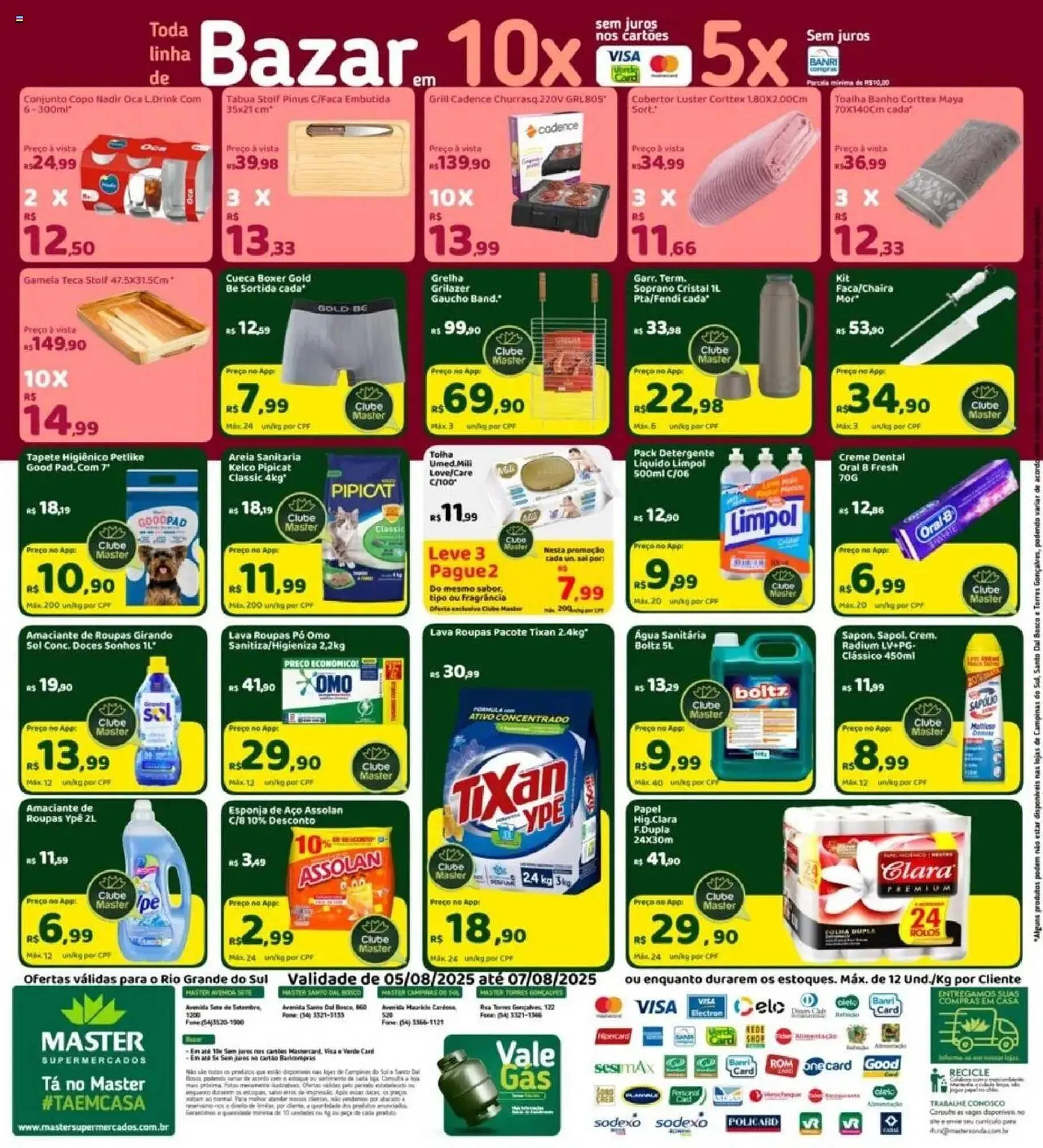 Encarte de Catálogo Master Supermercados 5 de agosto até 7 de agosto 2025 - Pagina 4