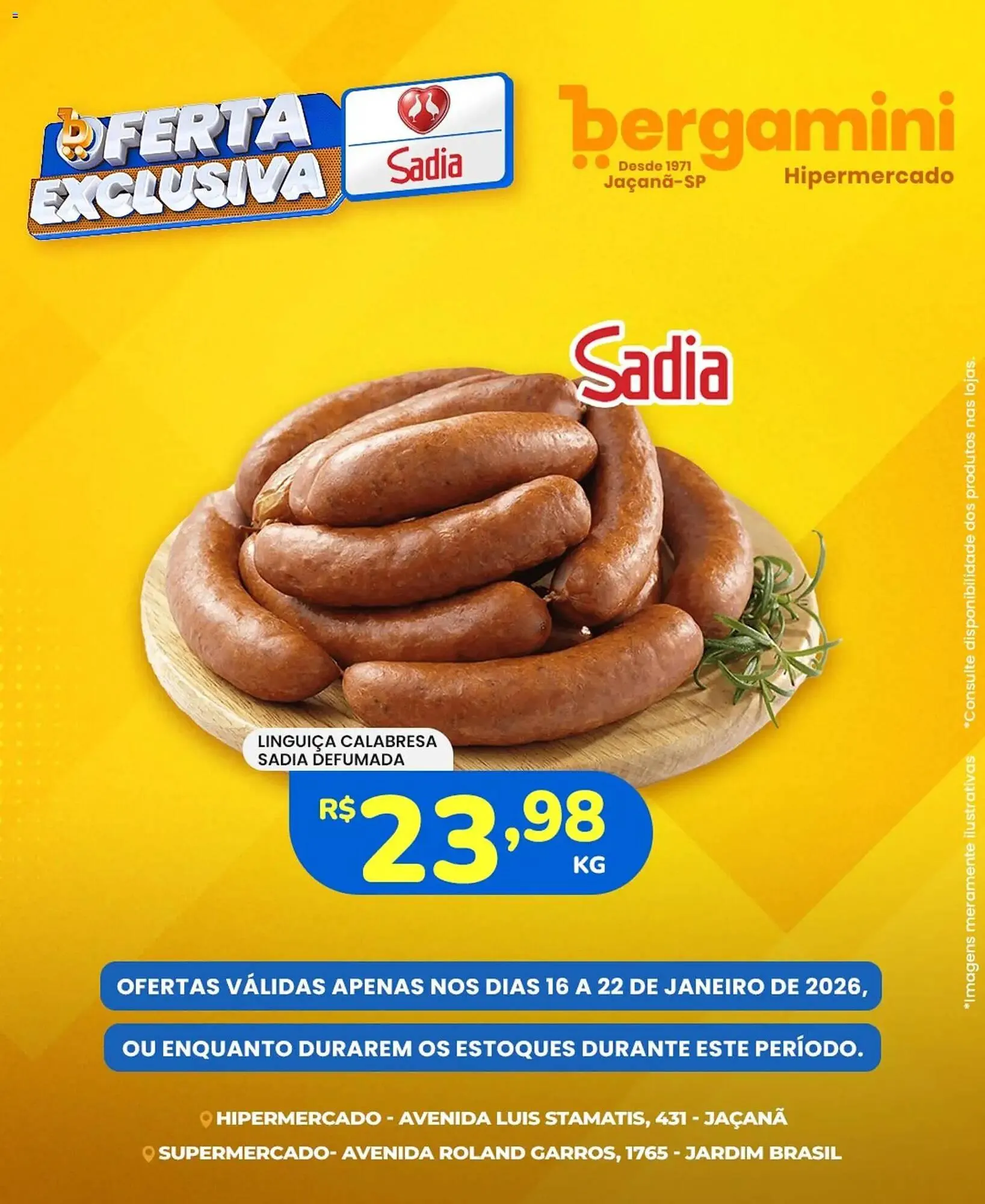 Encarte de Catálogo Supermercado Bergamini 16 de janeiro até 22 de janeiro 2026 - Pagina 4