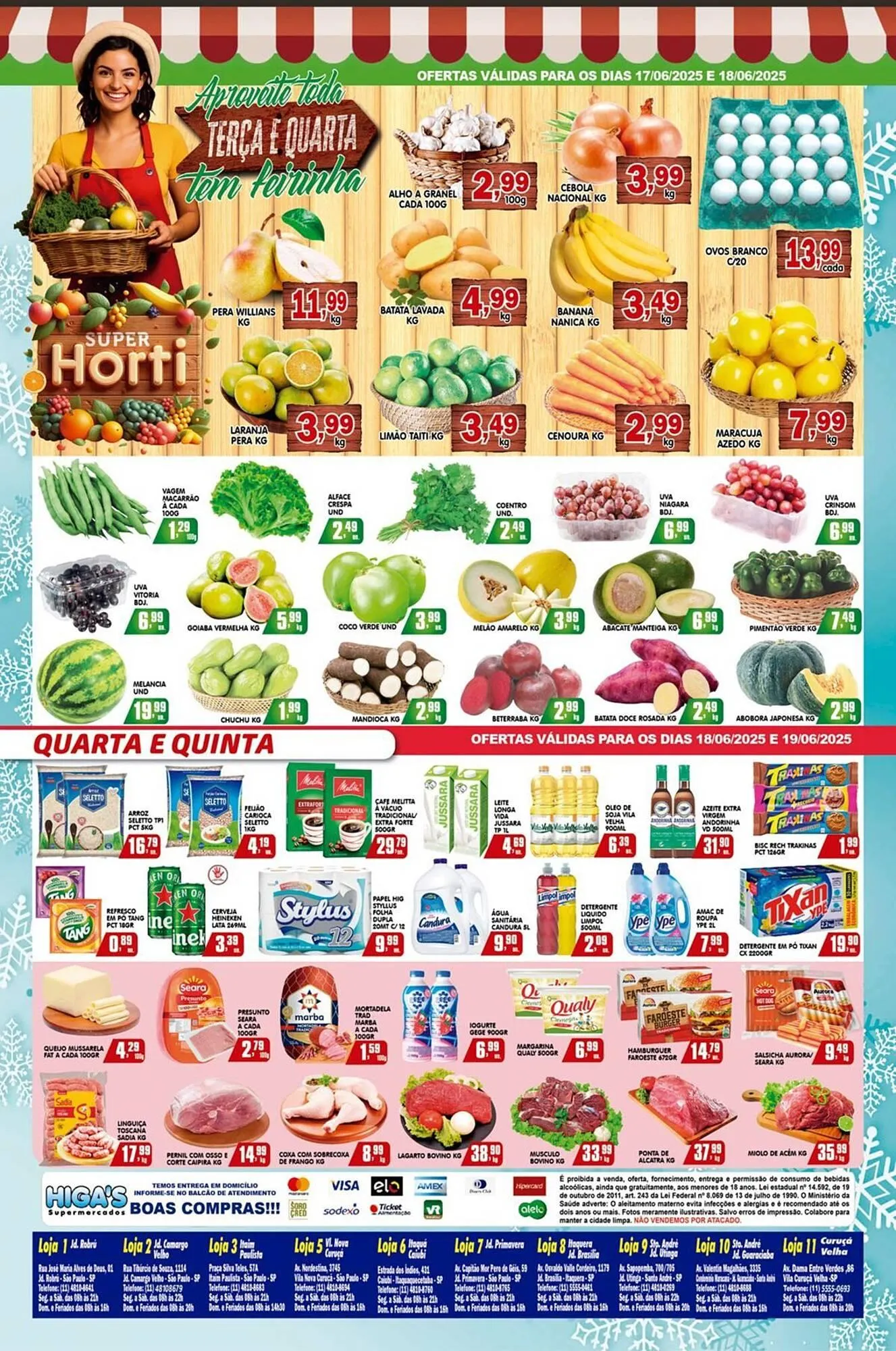 Encarte de Catálogo Higa's Supermercado 18 de junho até 24 de junho 2025 - Pagina 3